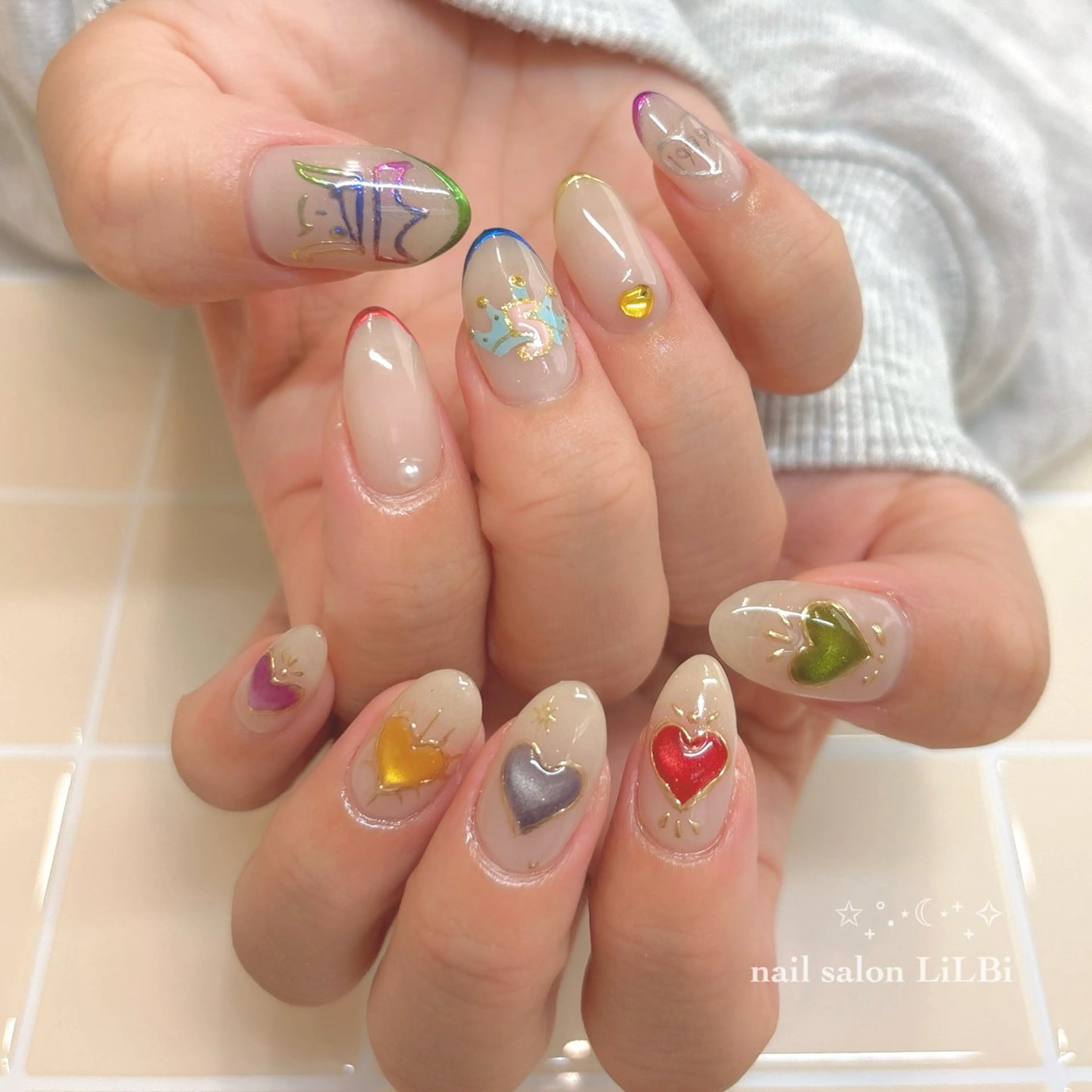 ネイル ハンドネイル nailsalon LiLBiのネイルデザイン