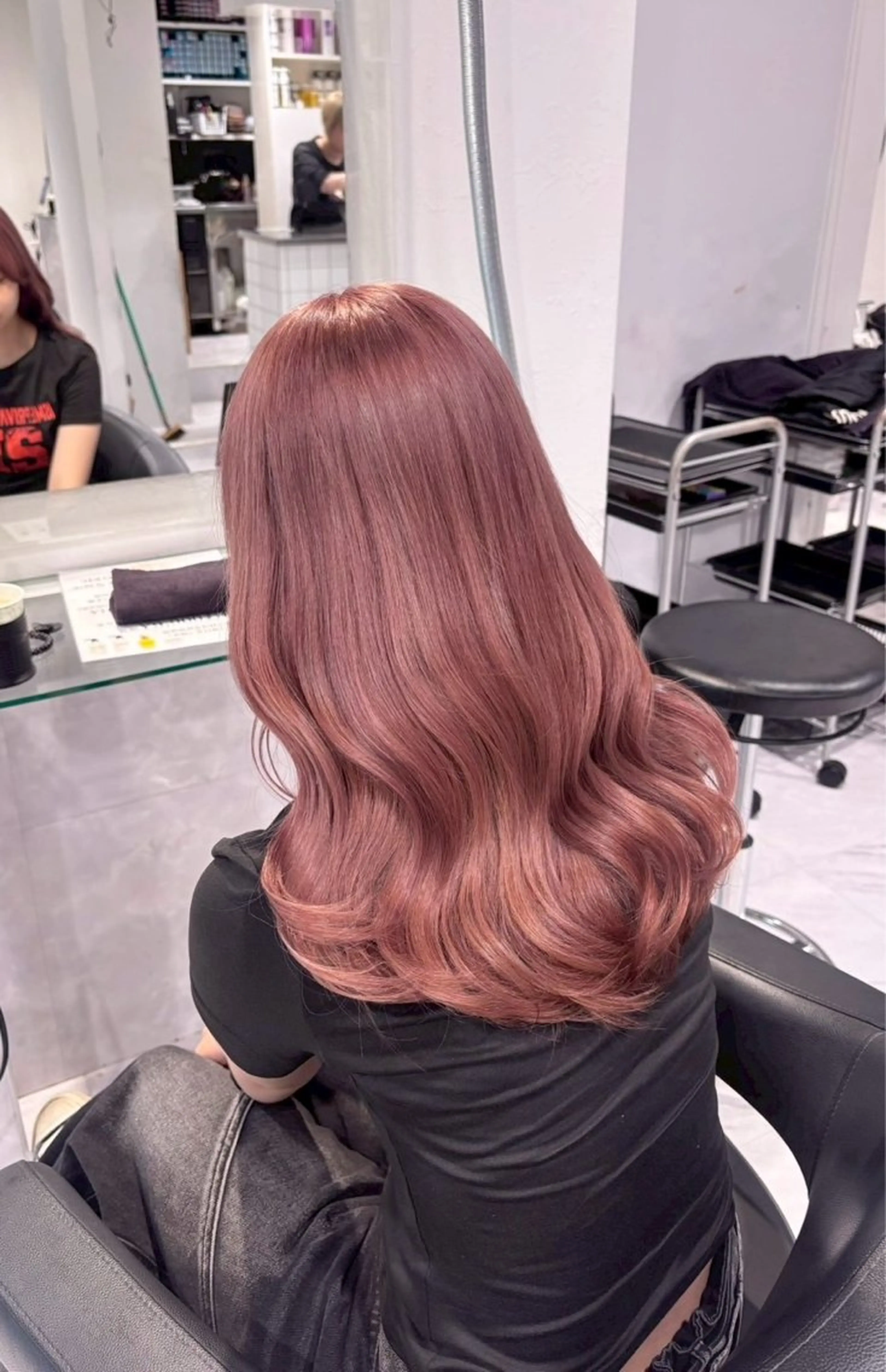 セミロング カラー 韓国風透明感カラー‎ /yurinのヘアスタイル