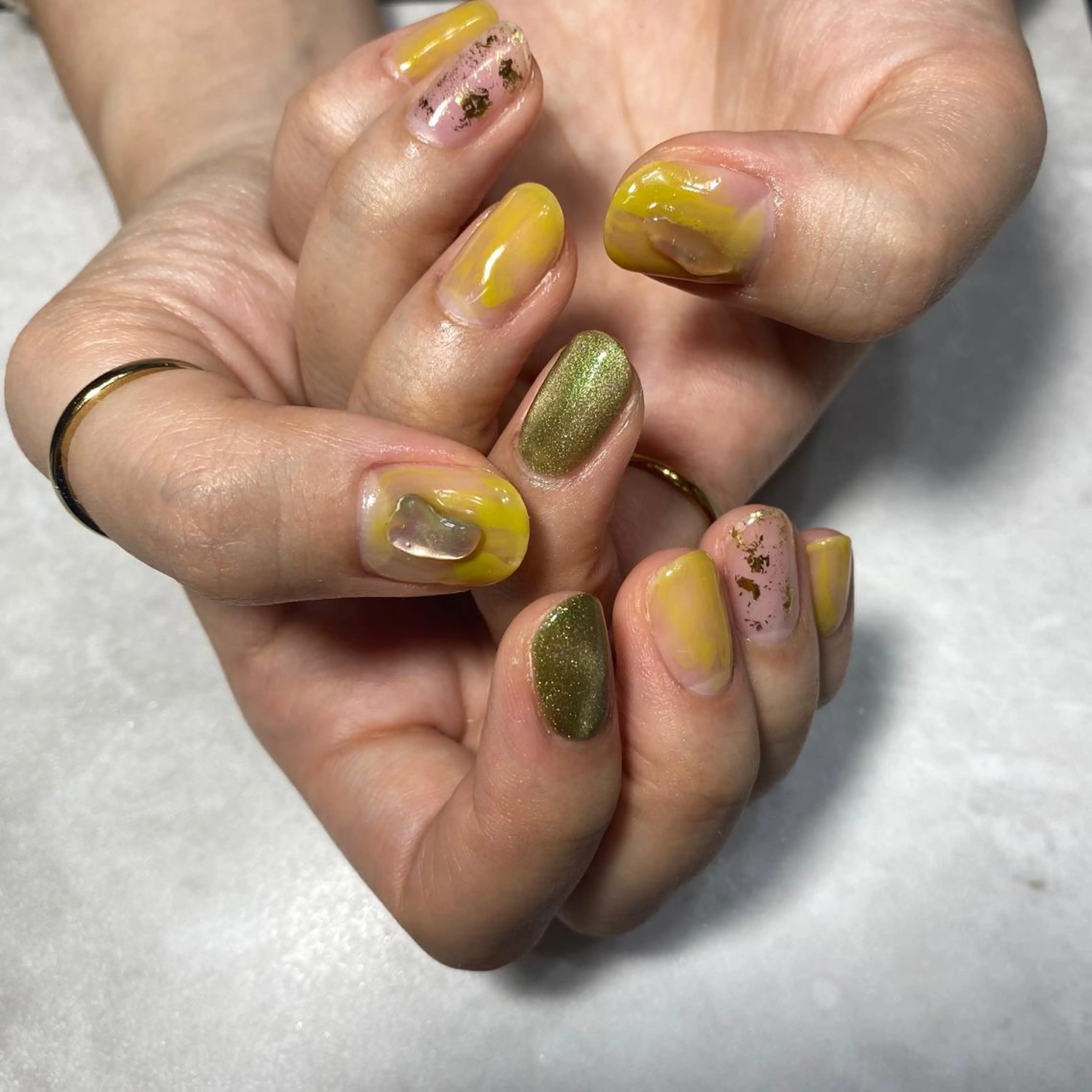 ネイル マグネットネイル エレン 南越谷のネイルデザイン