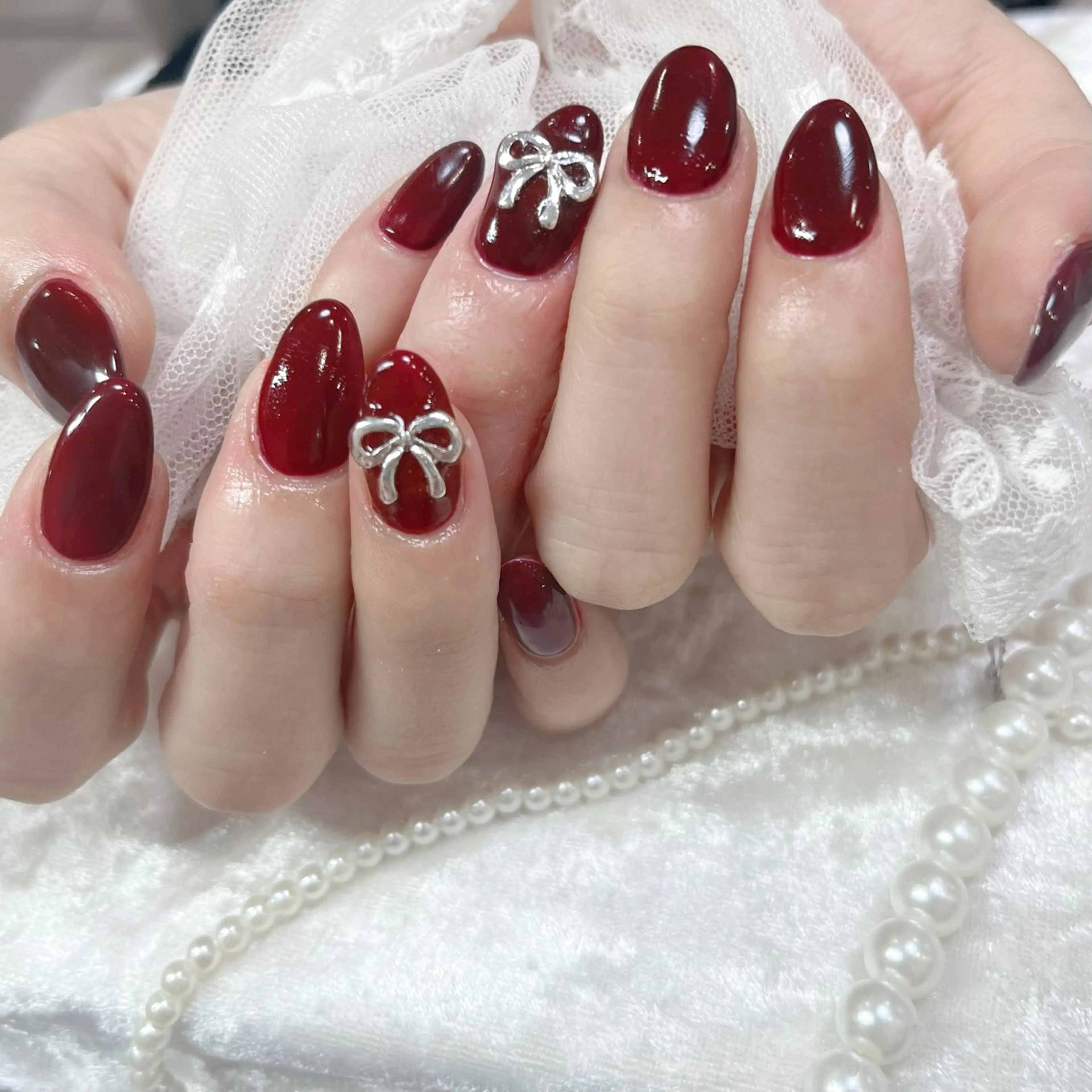 ネイル ハンドネイル Maya 🧊🫧‪のネイルデザイン