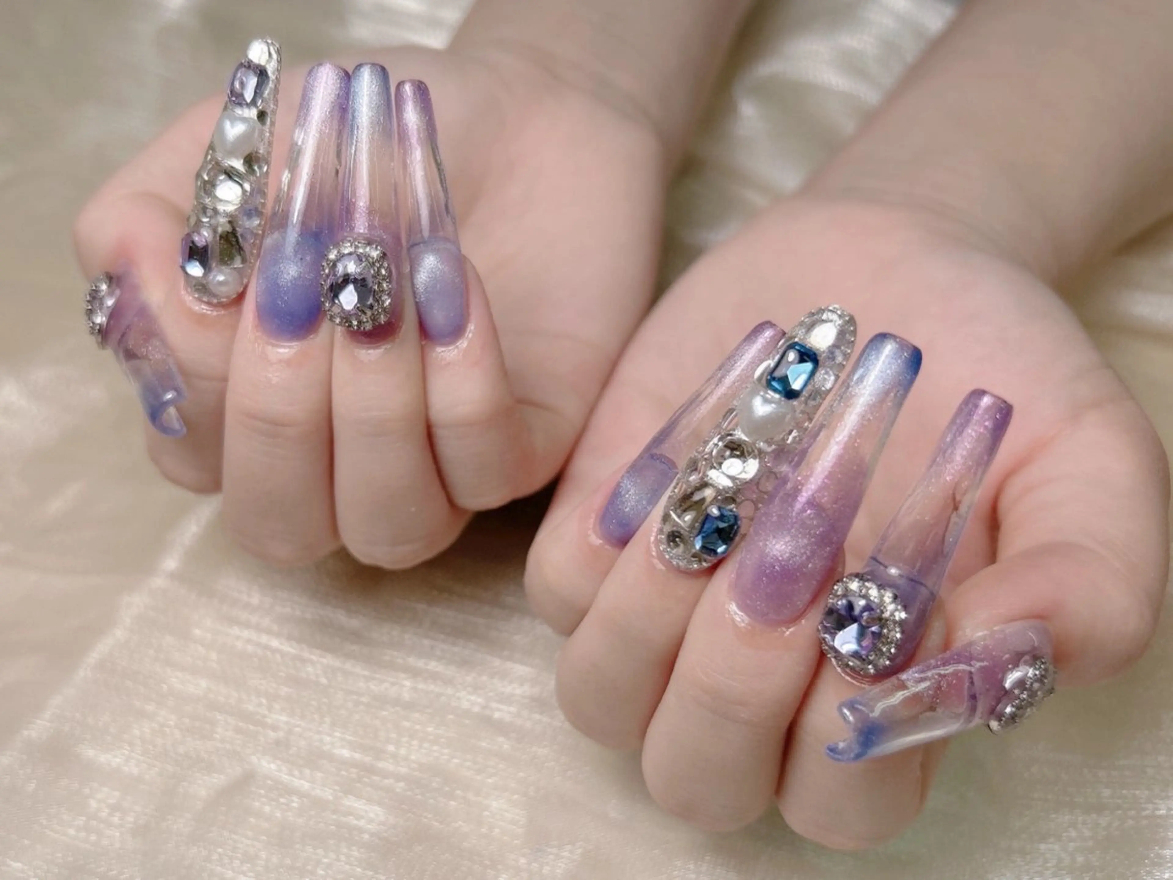 ネイル ロングネイル スーパーロングネイル lucky nail 歌舞伎町のネイルデザイン