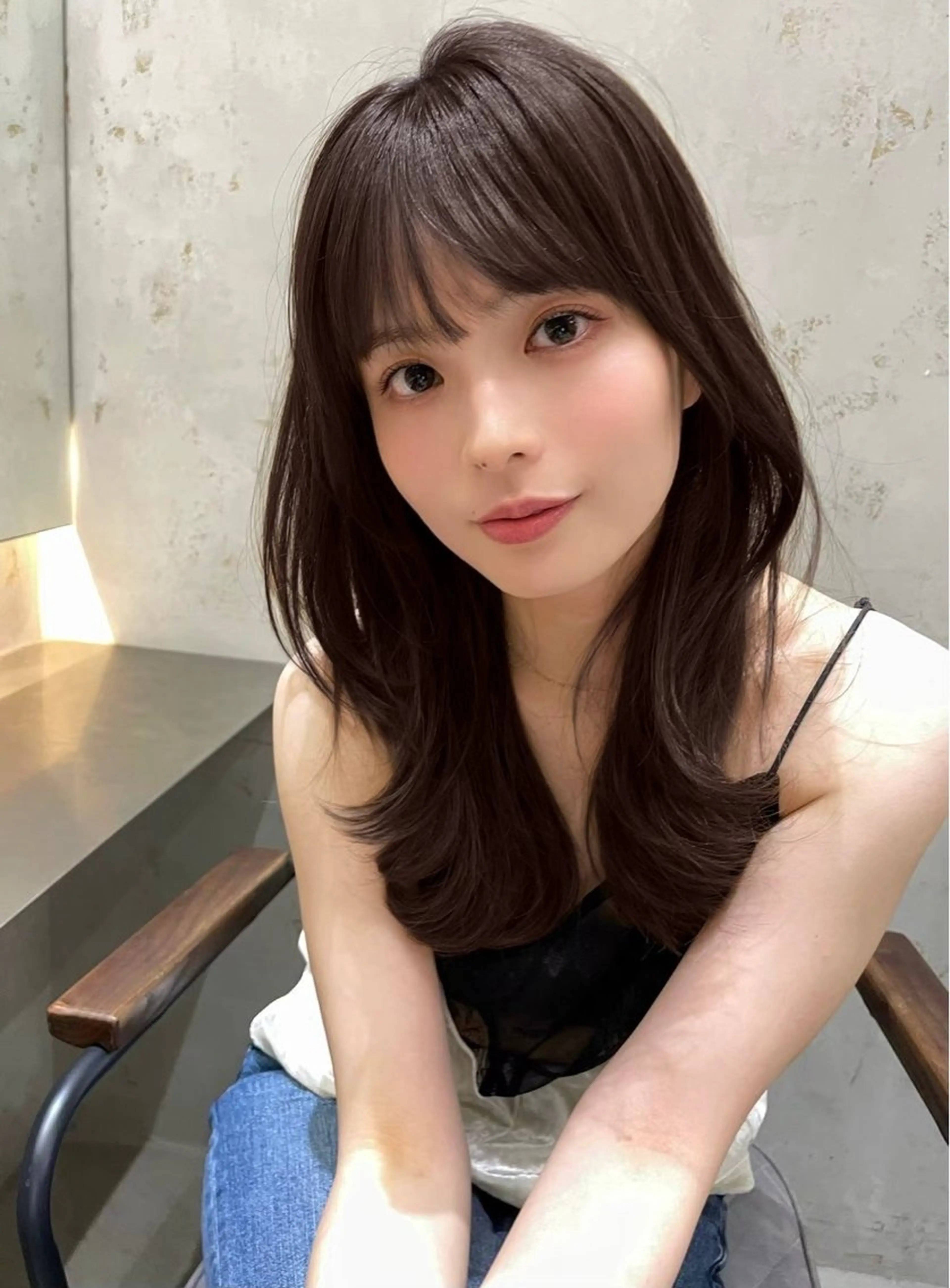 ロング カラー COALL nex the salon所属・Riria✨ 透明感カラーのヘアスタイル