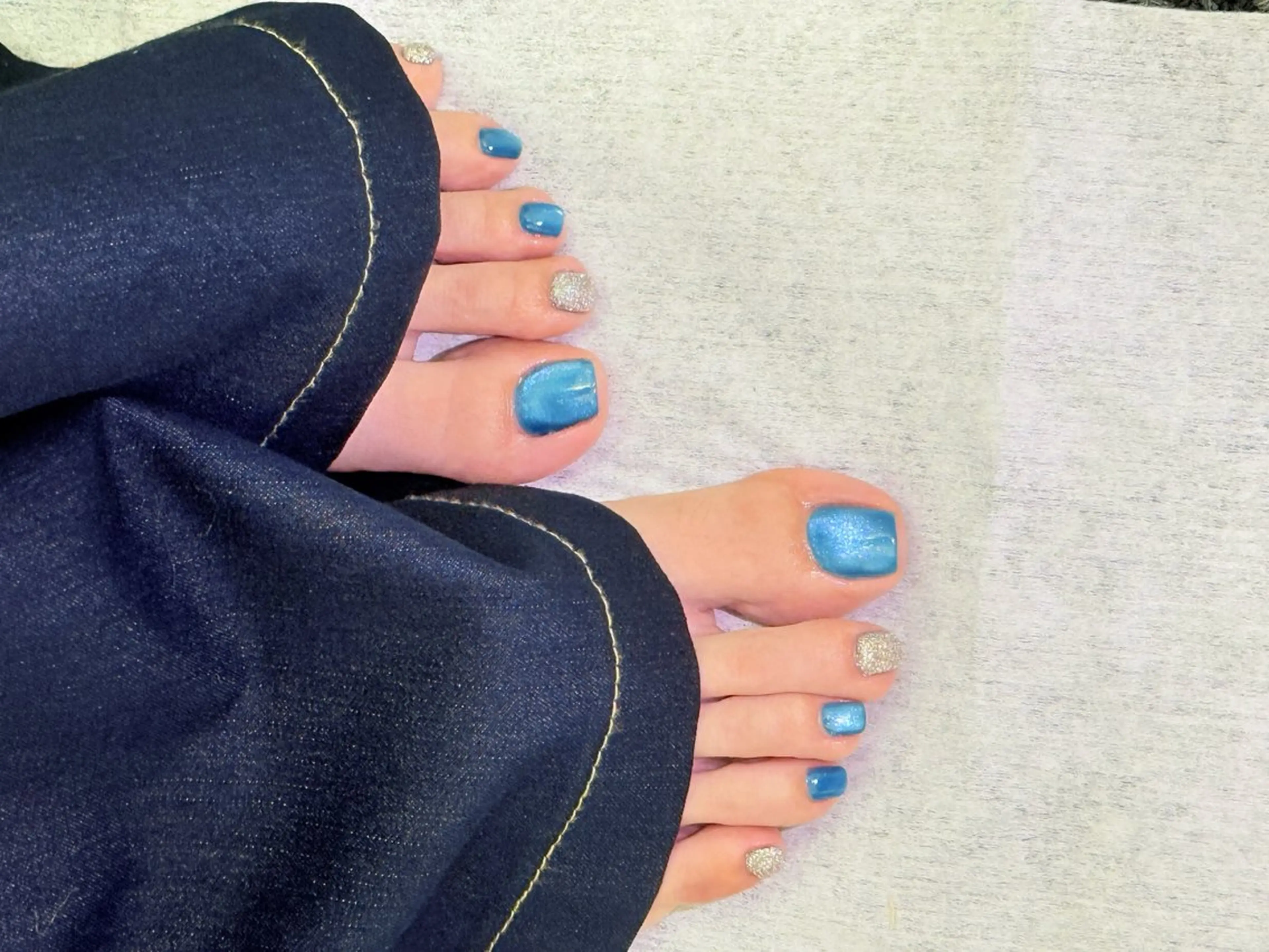 【フット】マグネット  (2色までok） ソフトジェルオフあり+550円+30minの写真