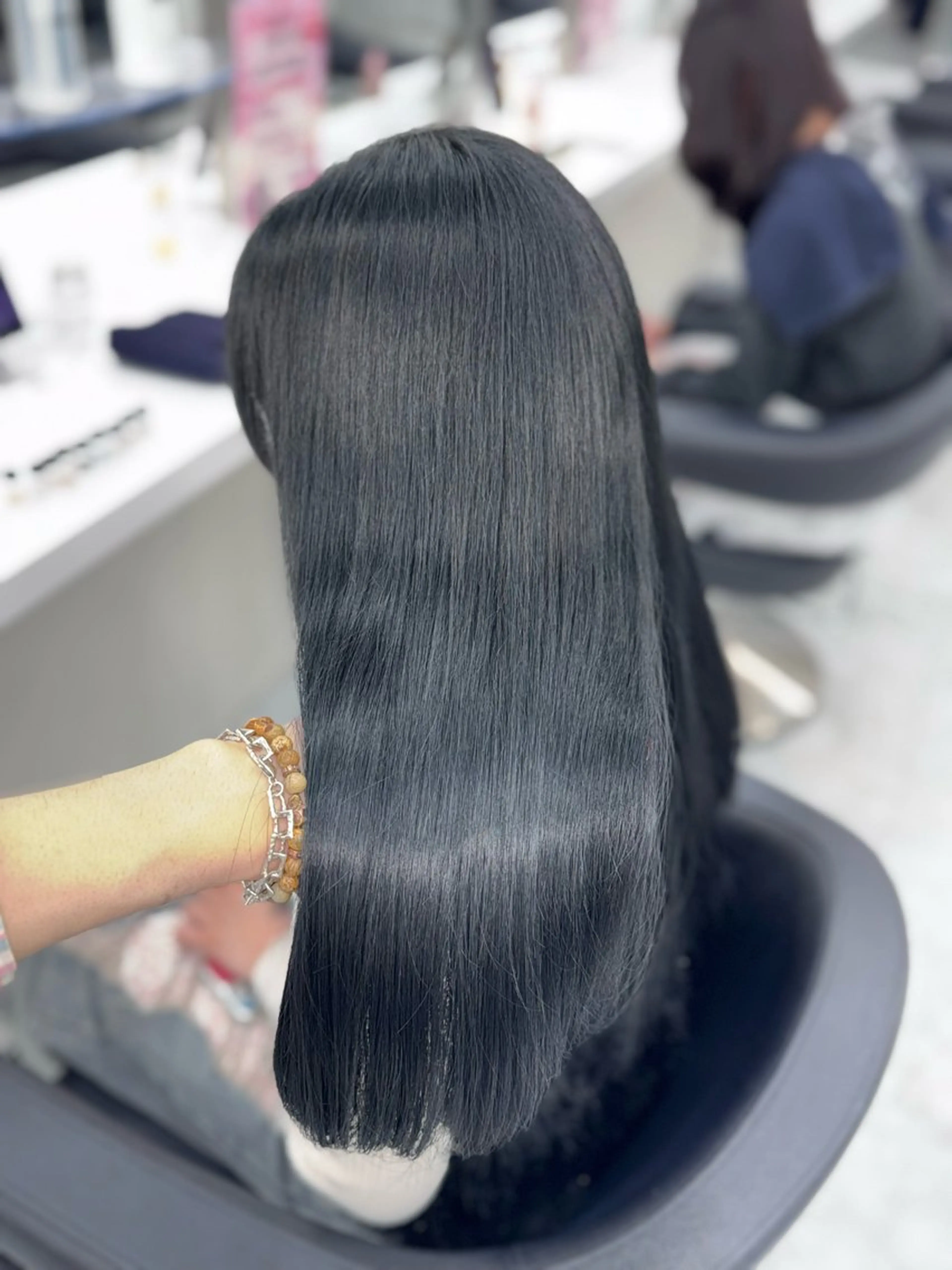 ロング カラー カット 縮毛矯正 トリートメント 💎透明感カラー /kaito💎のヘアスタイル