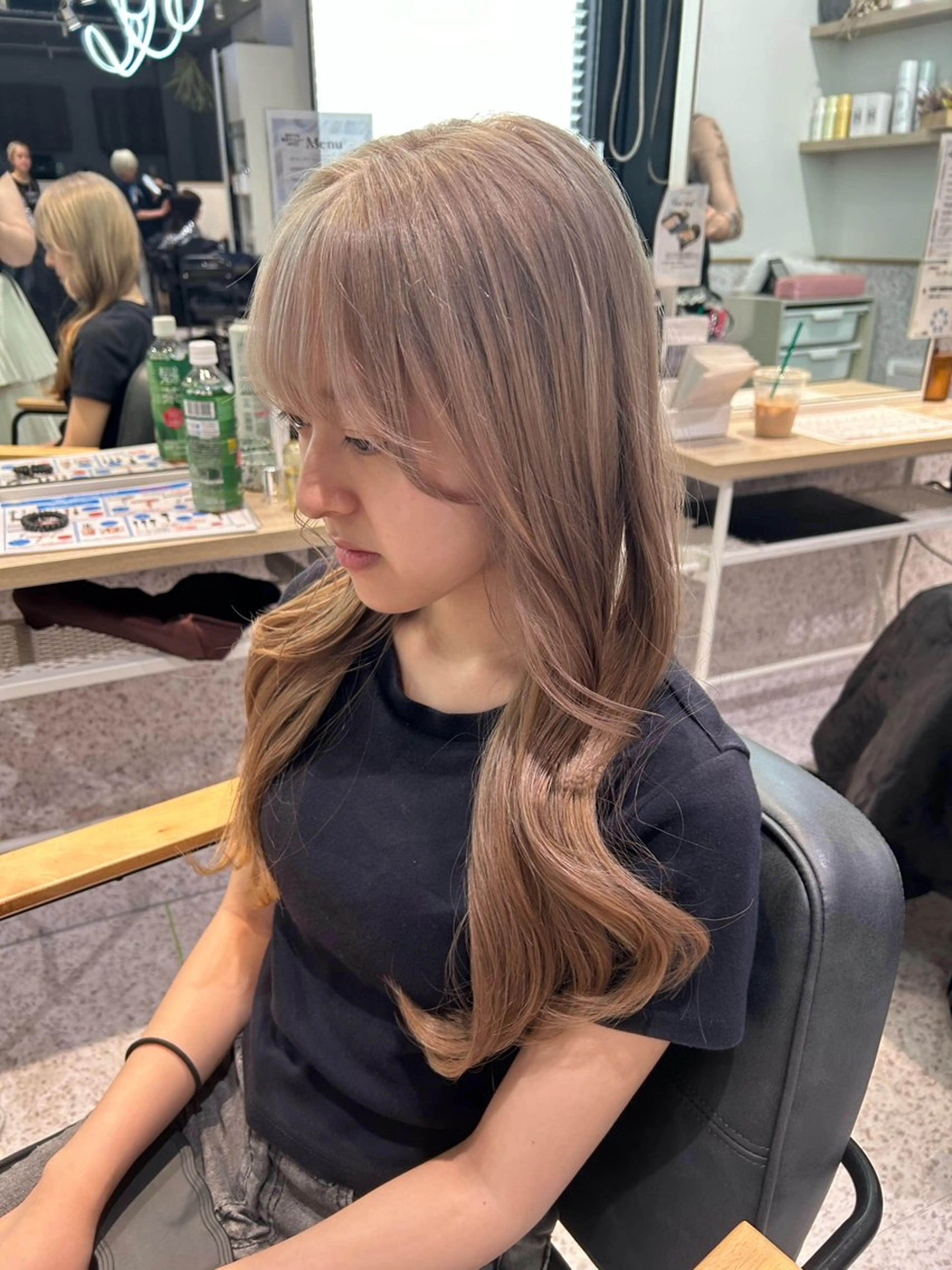 カラー ヘアカラー ♡ハイトーン★ ネイル/しの♡のヘアスタイル