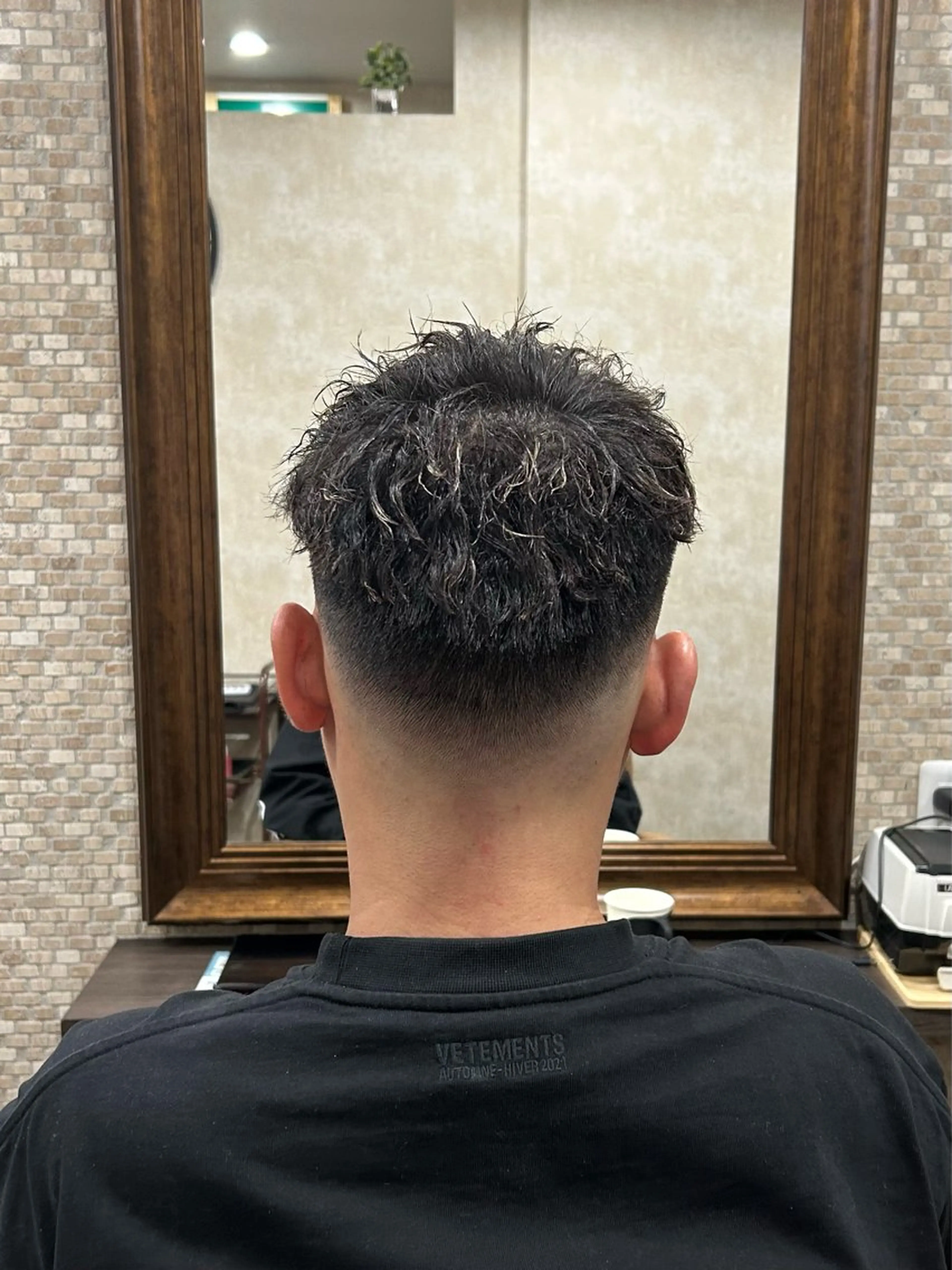 ショート パーマ メンズ メンズパーマ カット パーマ メンズカット/ 雄大のヘアスタイル