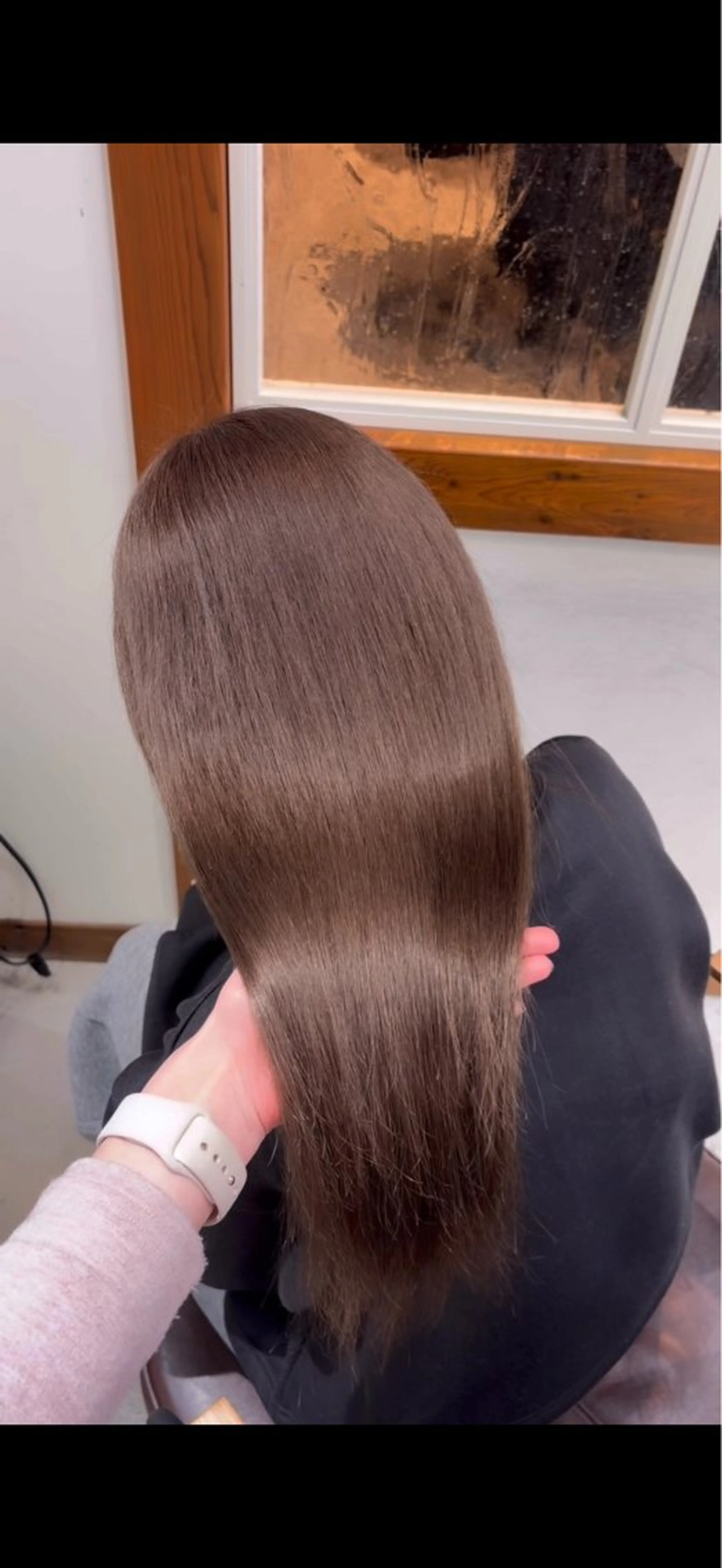 カラー ブラウンカラー ヘアカラー トリートメント ヘアセット 北川 茉奈のヘアスタイル