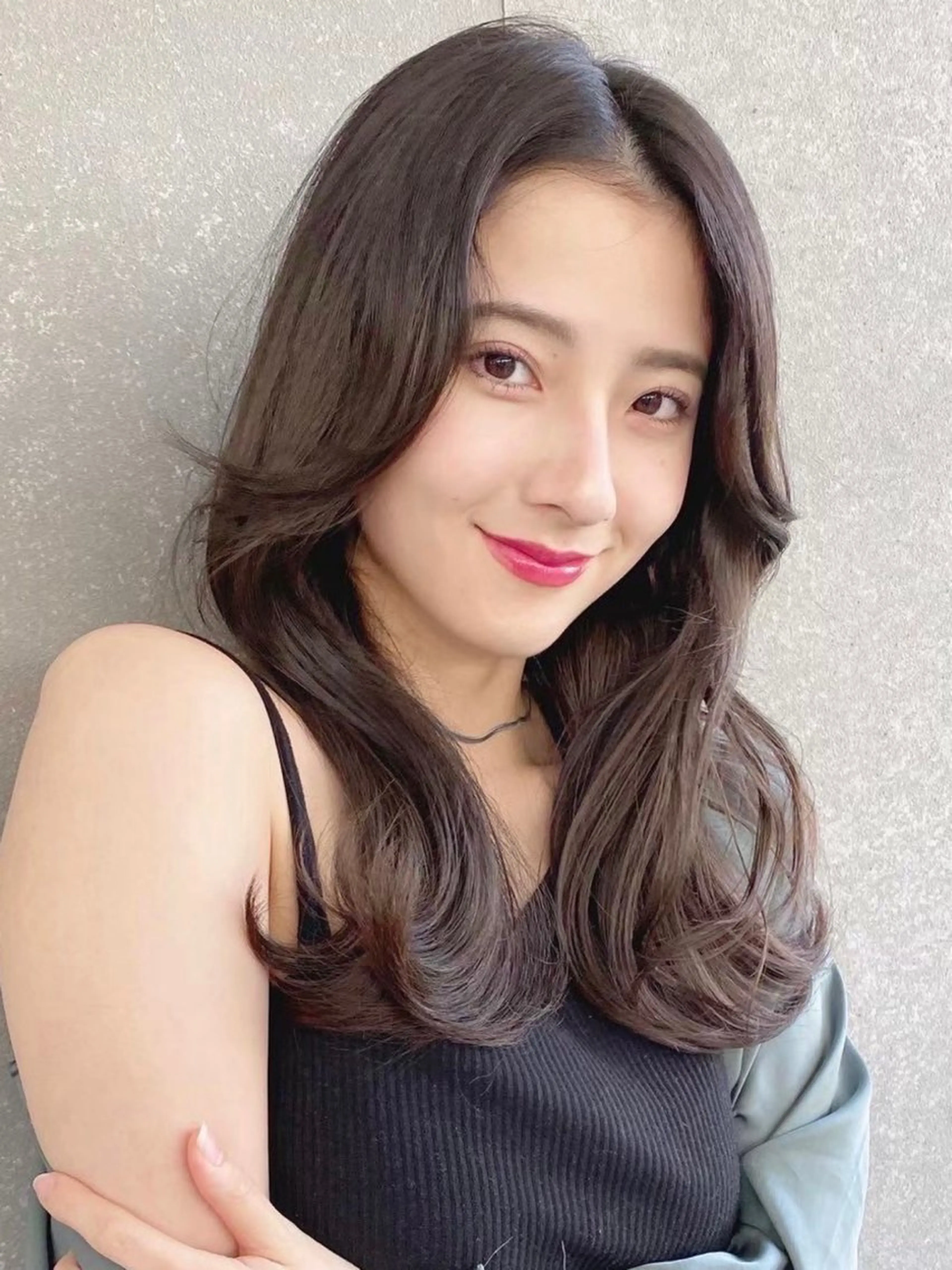 ロング くびれヘア 韓国風ヘア カット ロンドネートゥル所属・Londnaitre MAHOのヘアスタイル