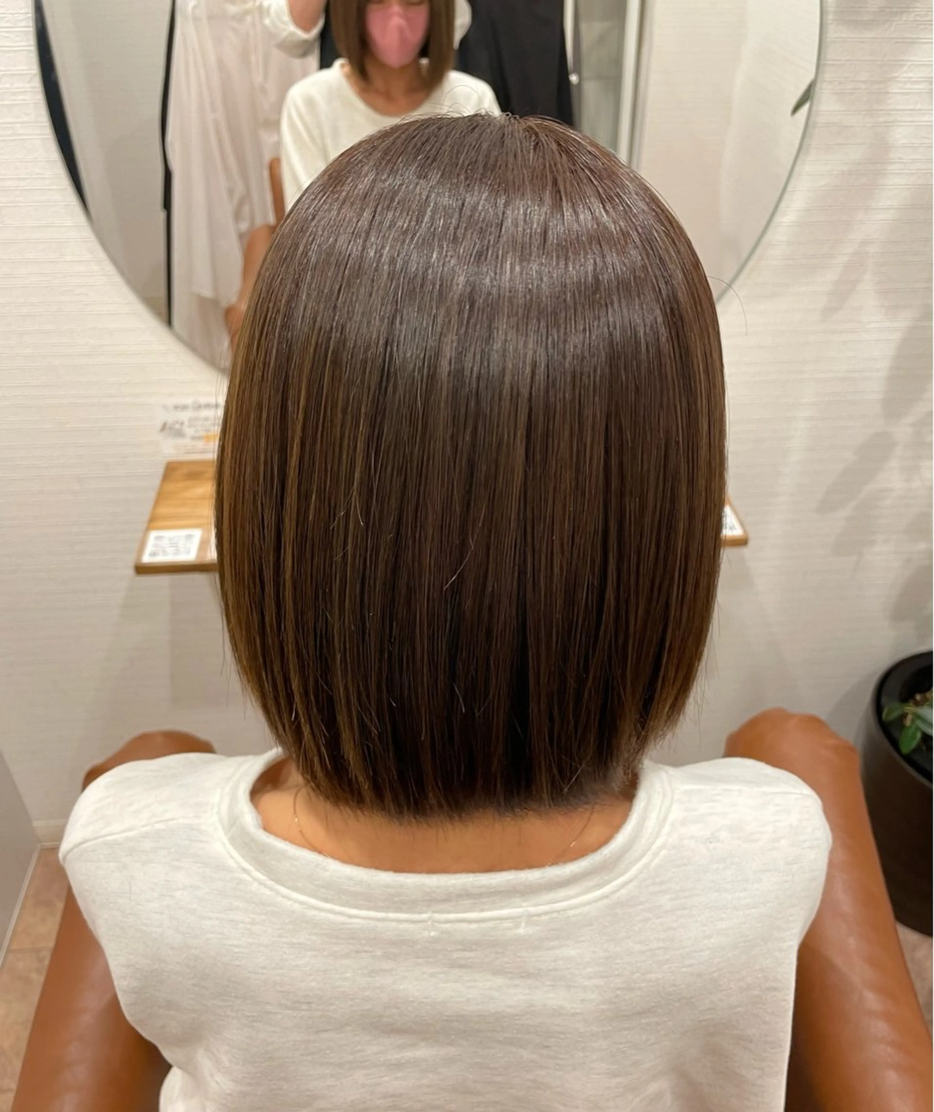 ショート ヘアカラー トリートメント 藤井 楓のヘアスタイル