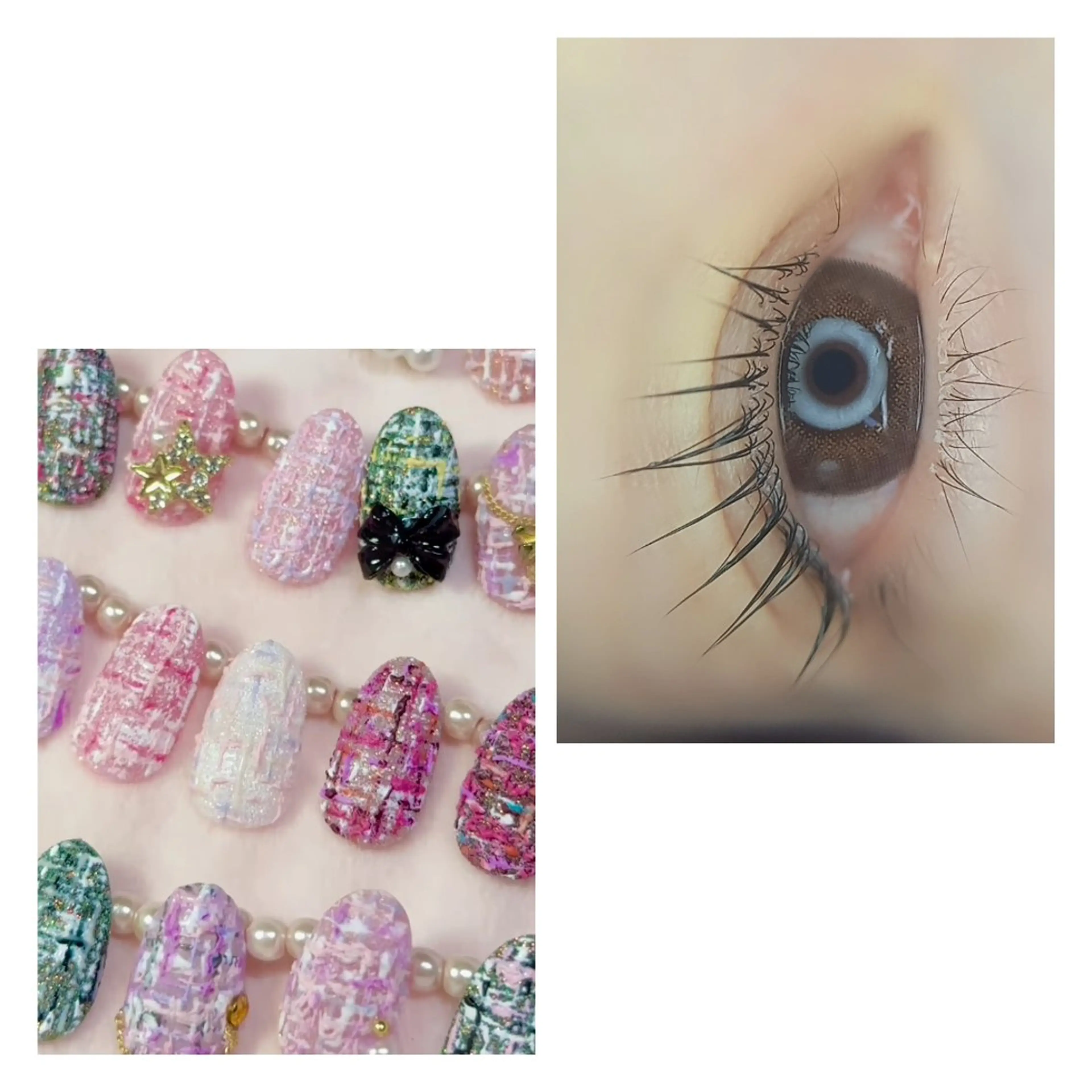 マツエク・マツパ ケラチンラッシュリフト Lカール マツパ 💡次世代LED -TIARA💡のマツエク・マツパデザイン