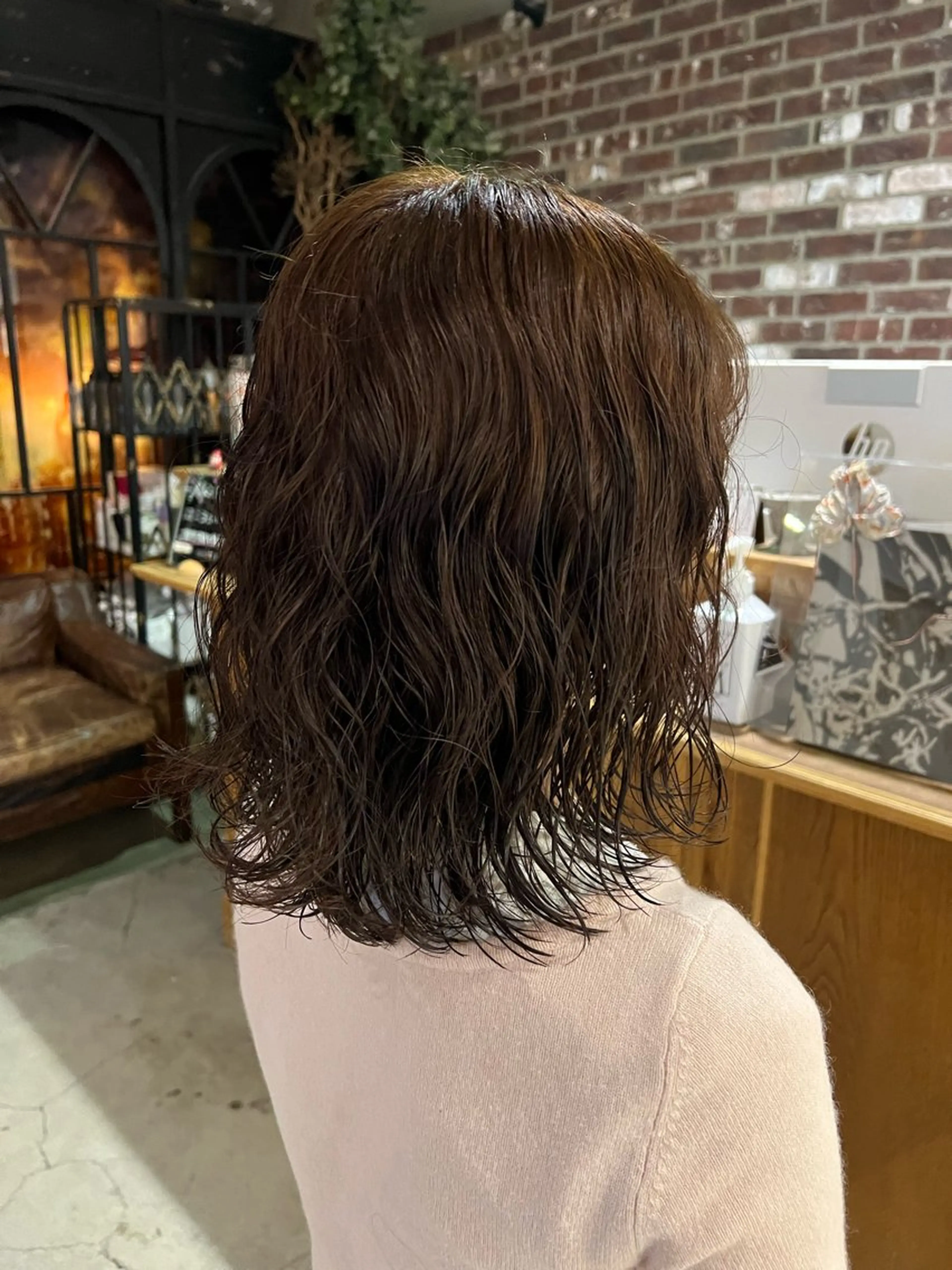 ミディアム パーマ ミディアムパーマ マスダ ミウのヘアスタイル
