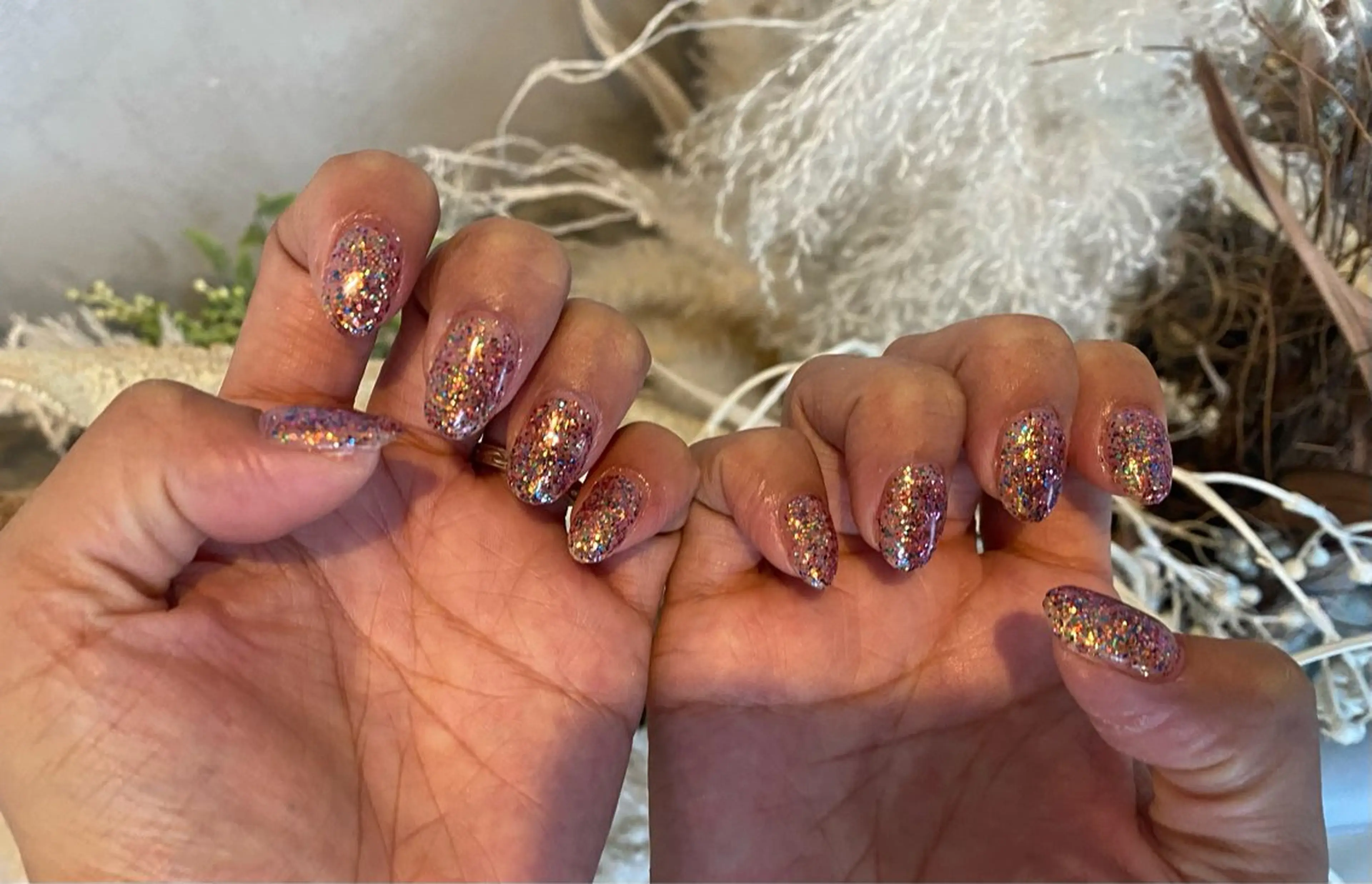 ネイル ラメ(グリッター) Twin Eight  Nail&Eyelash（旧：Lumiere）所属・Miho.Nail TwinEightのネイルデザイン