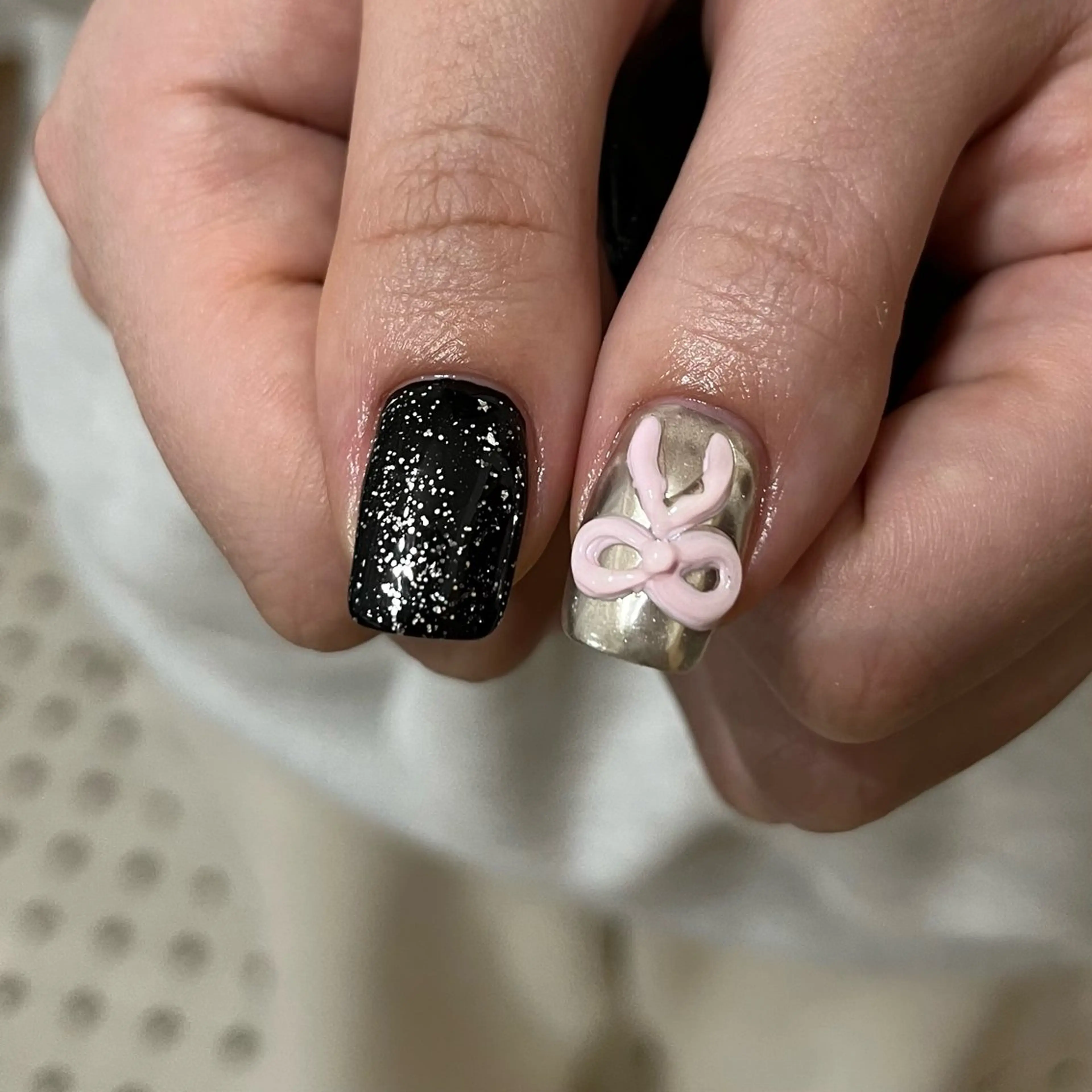 ネイル グリーン 持ち込み ハンドネイル nail salon O (en)所属・vegh. nail／阿波座のネイルデザイン