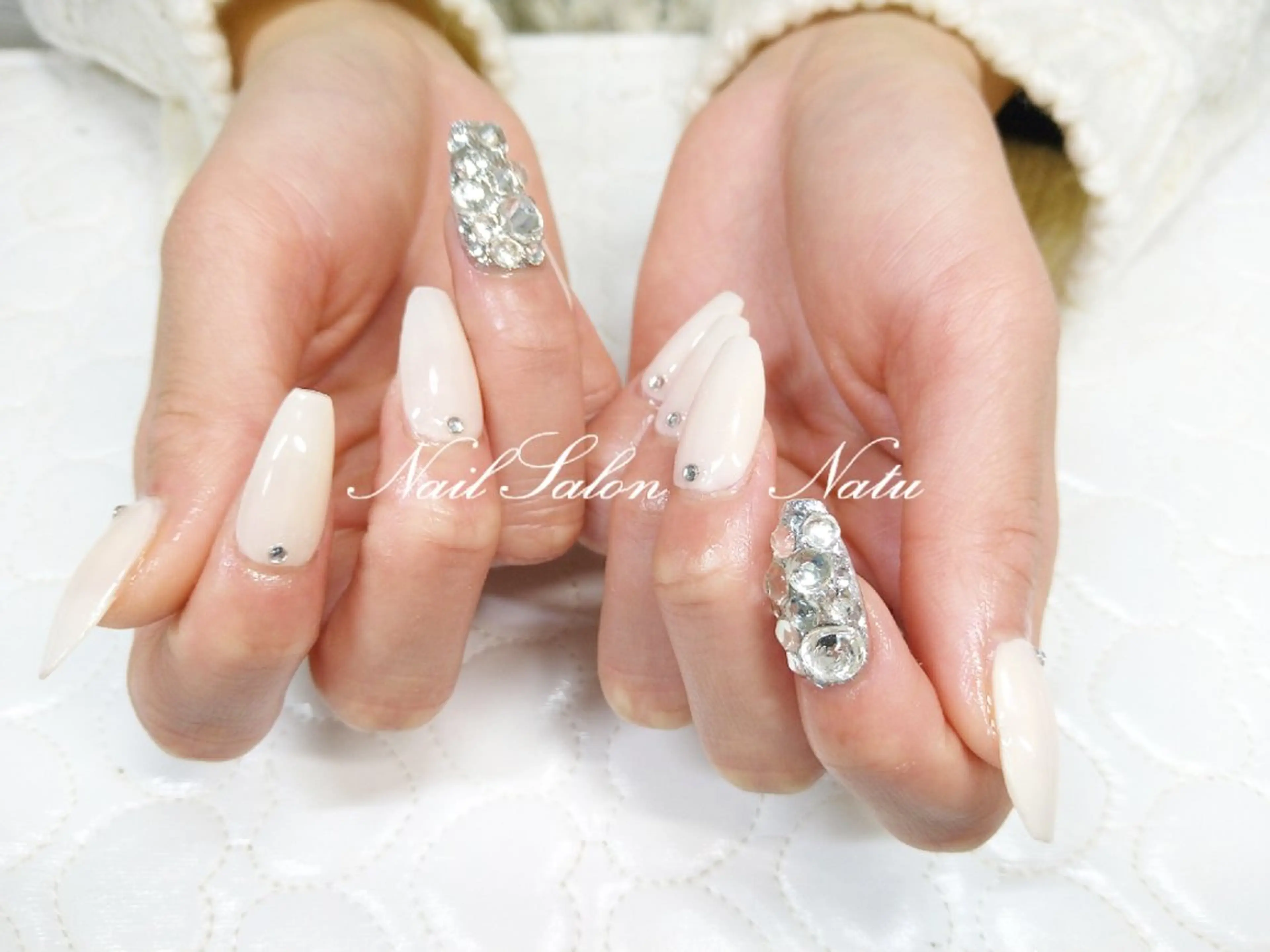 ネイル 長さ出し nailsalon　 Natuのネイルデザイン