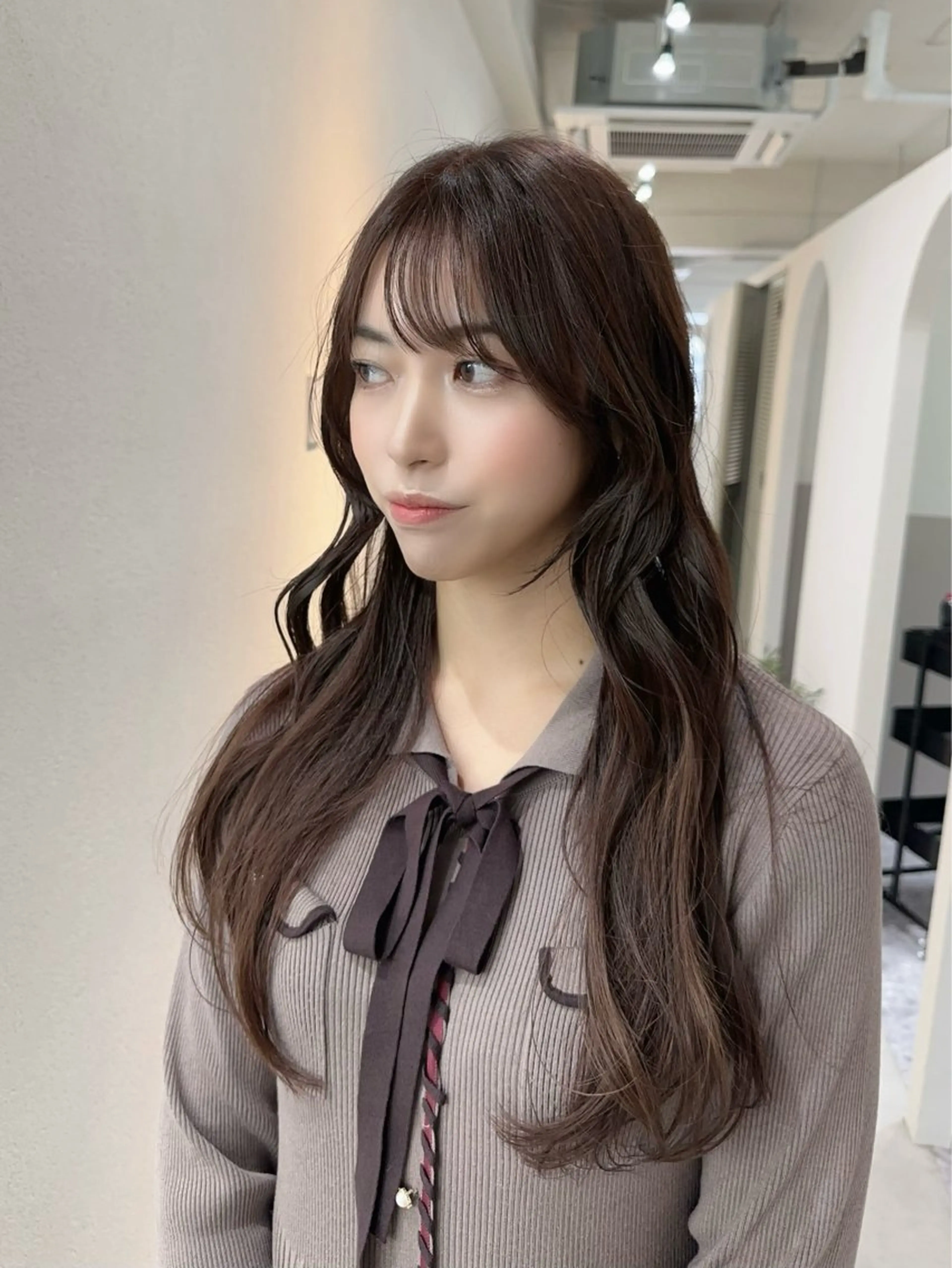 ロング カラー 韓国レイヤー透明感 カラーヨウスケのヘアスタイル