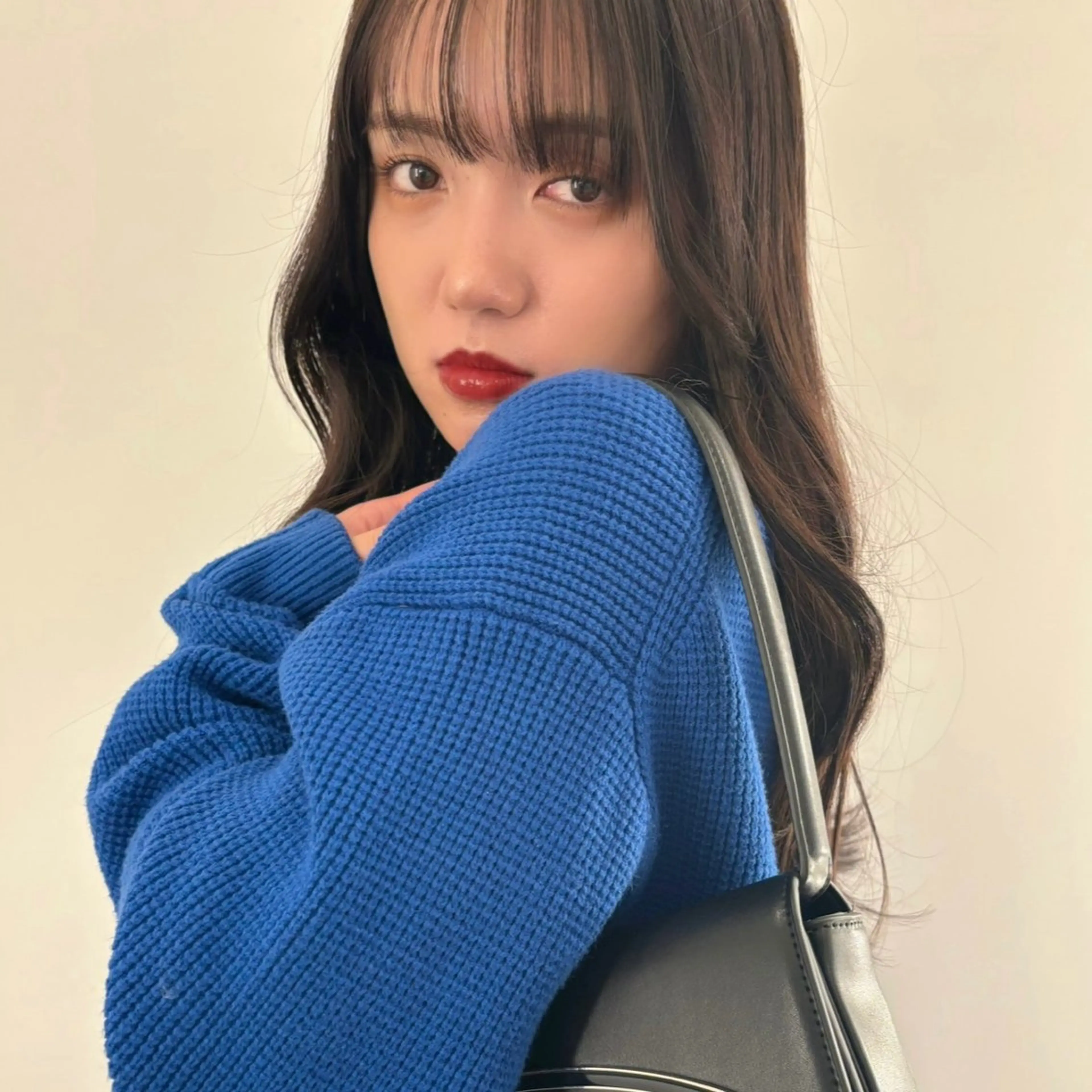 ロング 顔周りカット KEYMAN HARUKAのマツエク・マツパデザイン