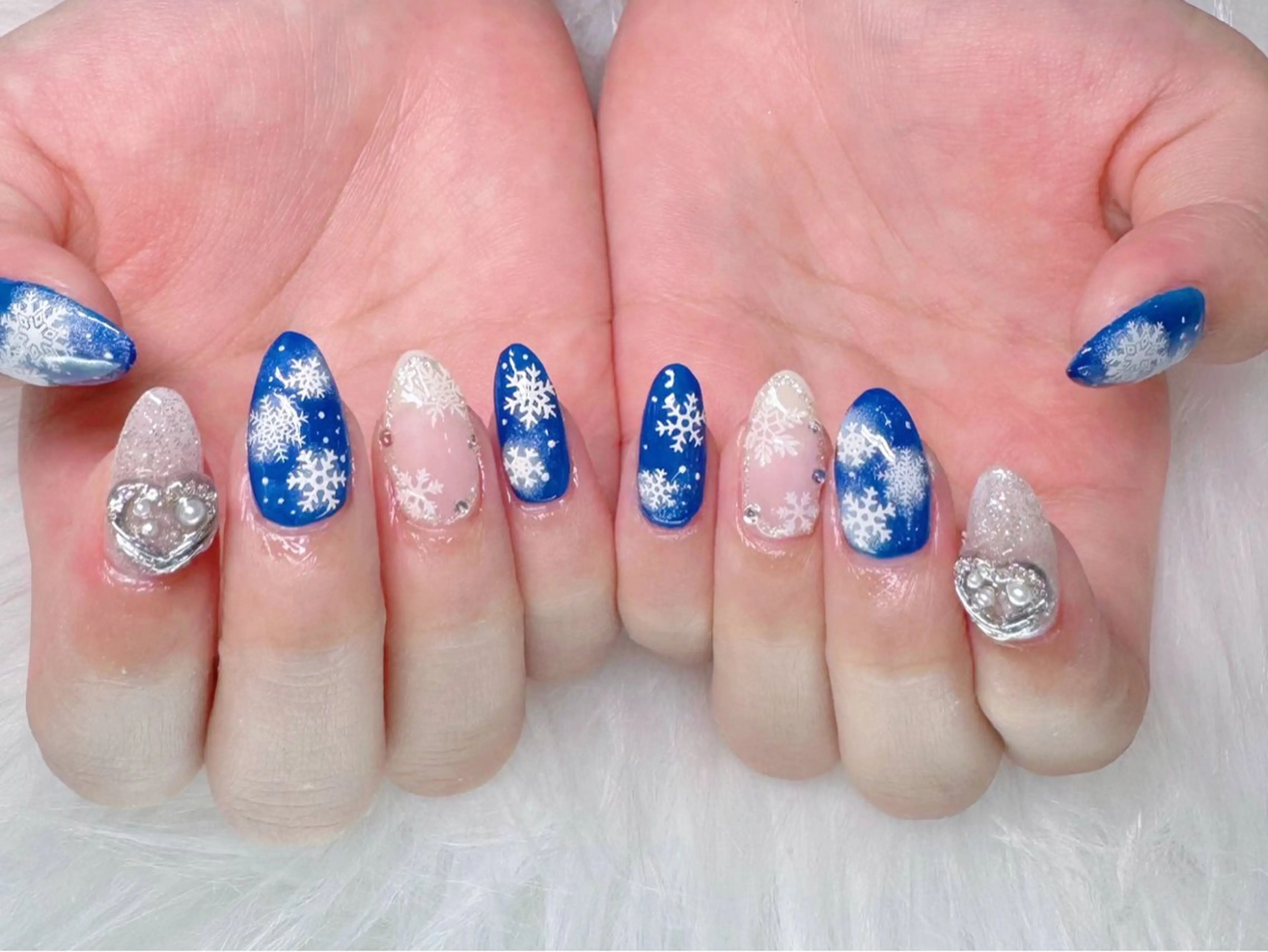 ネイル 韓国ネイル ロングネイル 春ネイル ワンホンネイル 冬ネイル H'ami nail salon所属・ハミネイルサロン ハナのネイルデザイン