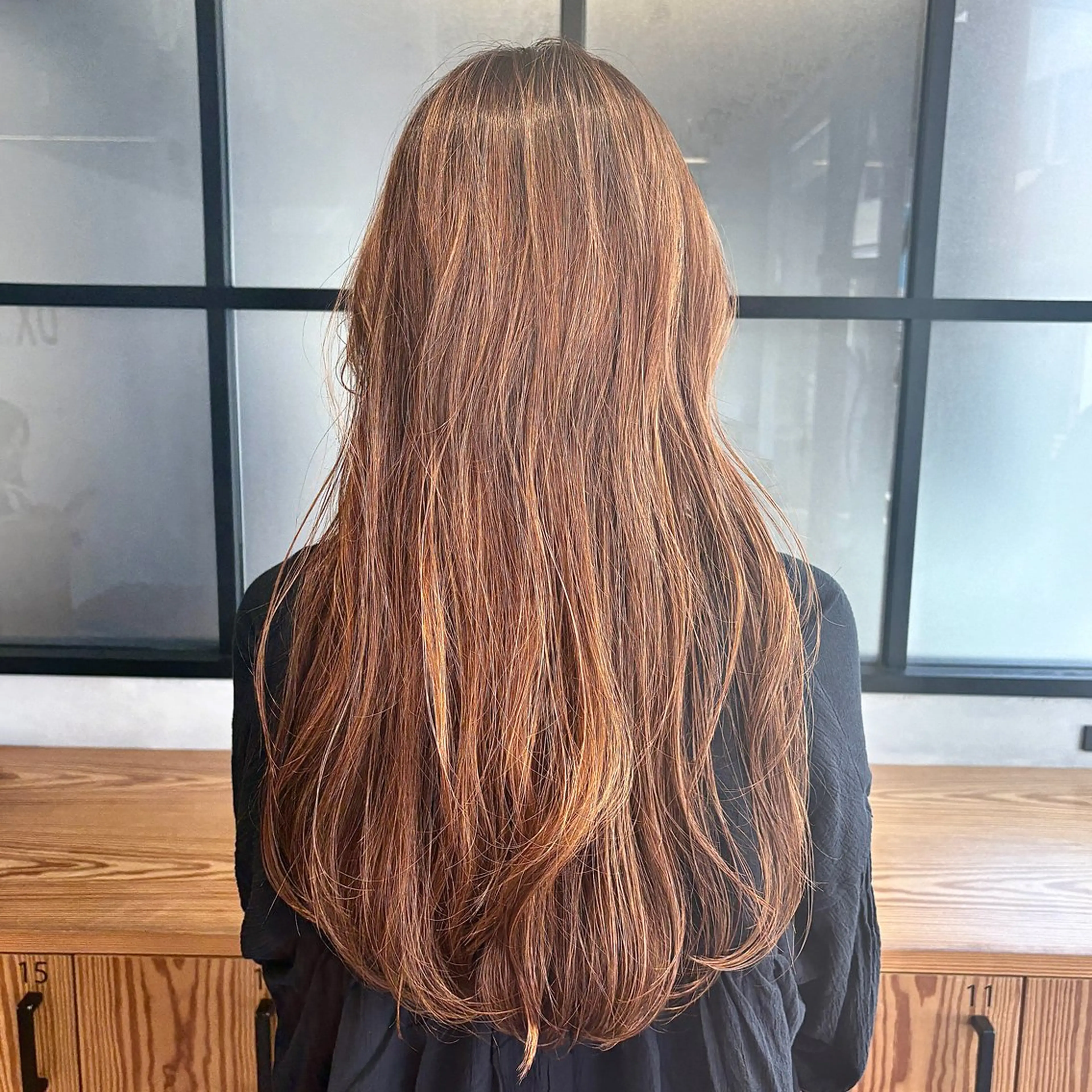 ロング カラー ベージュカラー ハイライトカラー ハイライト ヘアカラー トリートメント DX SHARE SALON所属・matka白髪ぼかし 大人ヘア/KEIKOのヘアスタイル