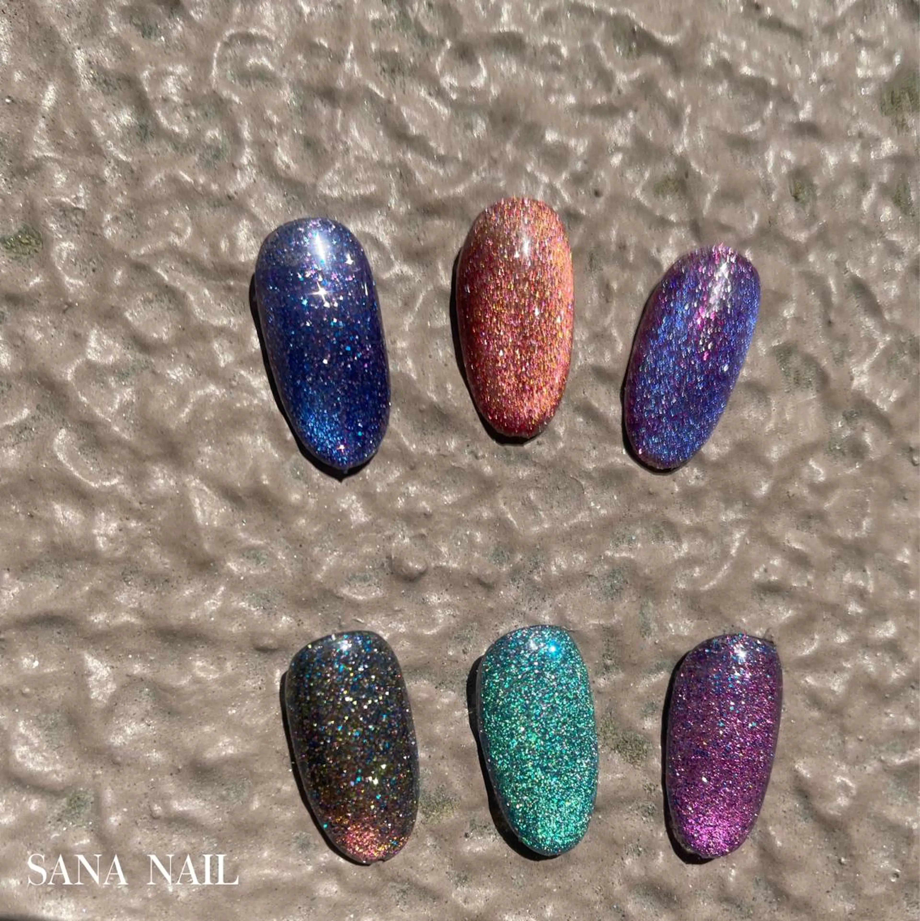 ネイル マグネットネイル nailsalon SANANAILのネイルデザイン