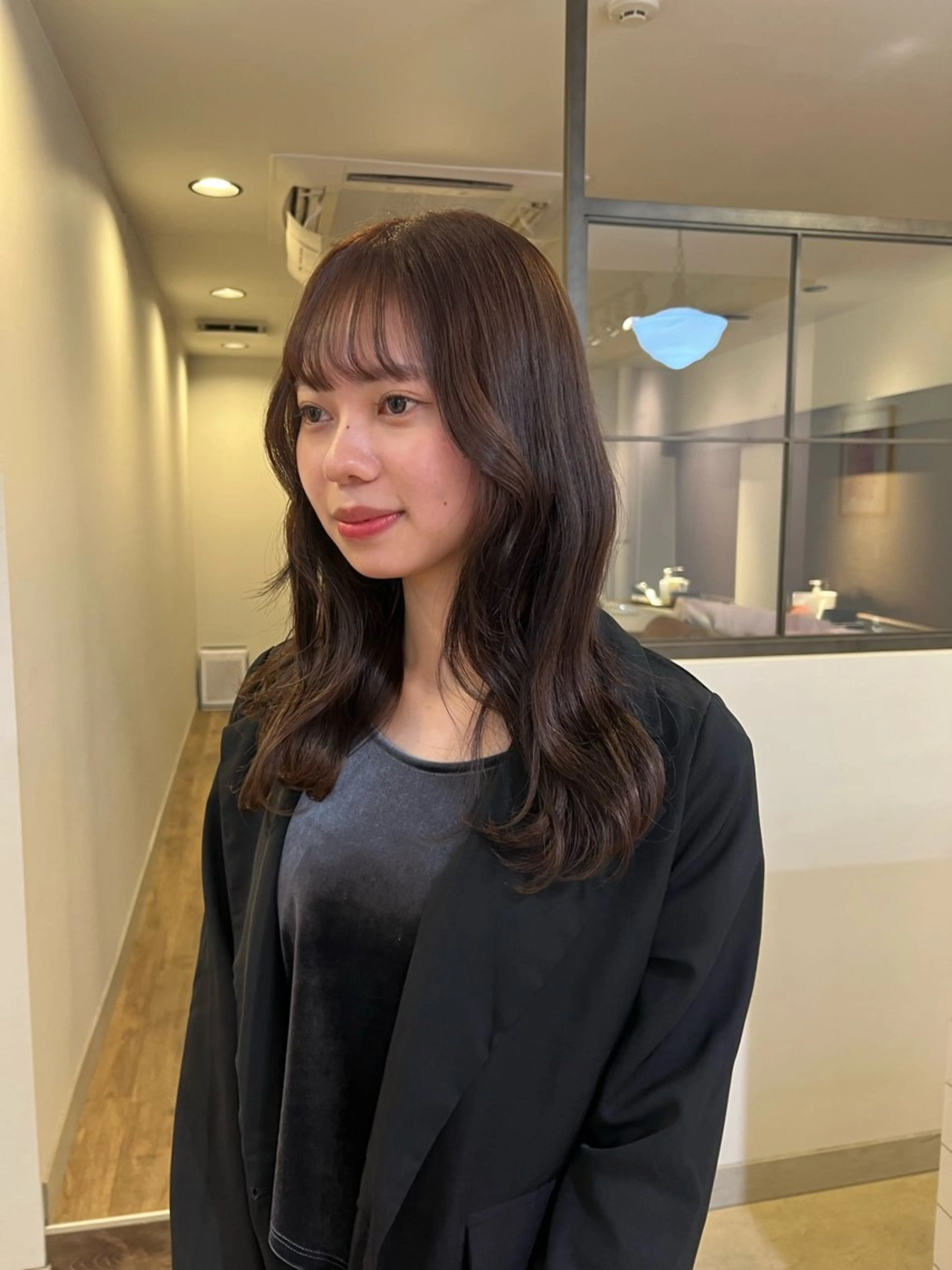 セミロング 松村 愛輝のヘアスタイル