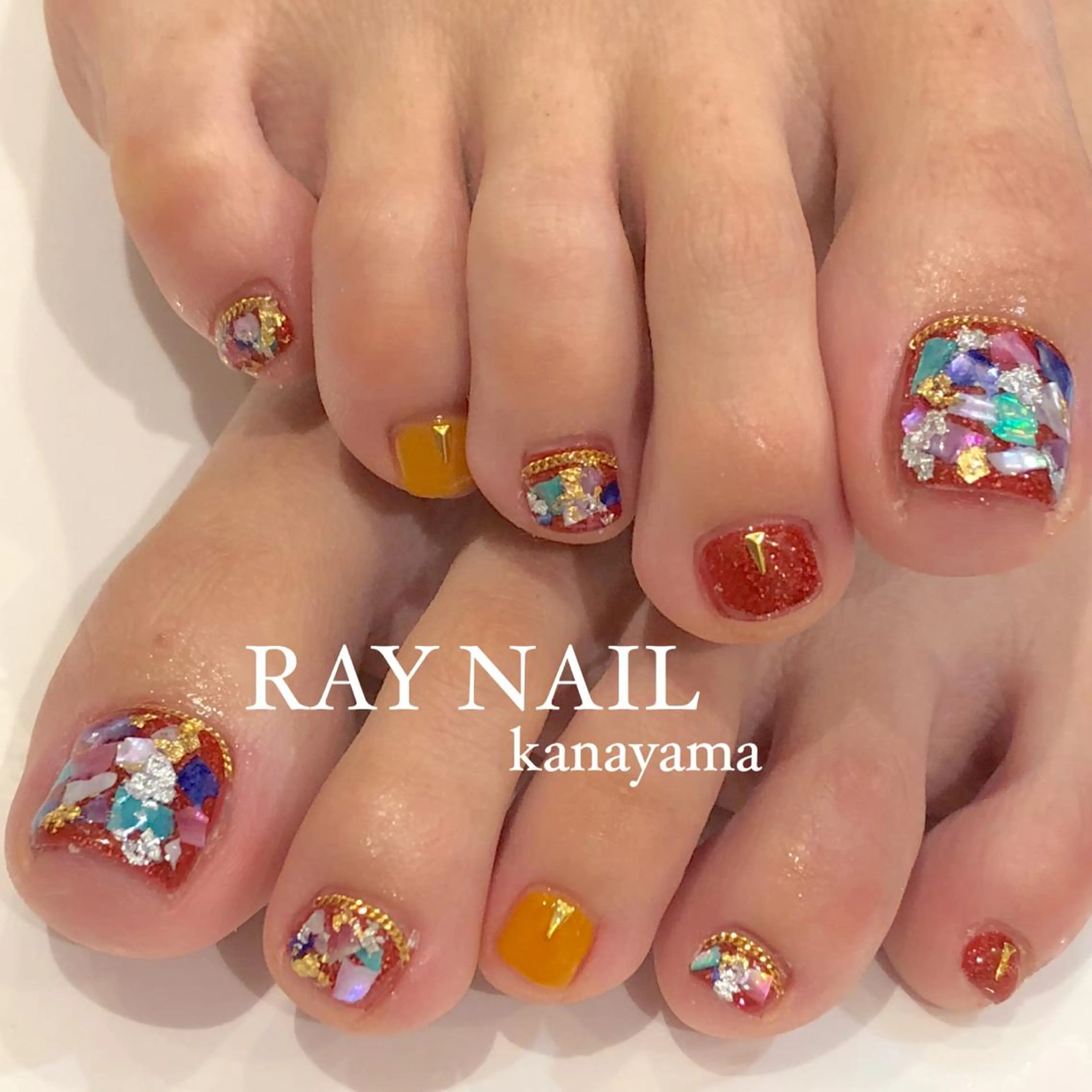 ネイル フットネイル Arowa 伊田のネイルデザイン