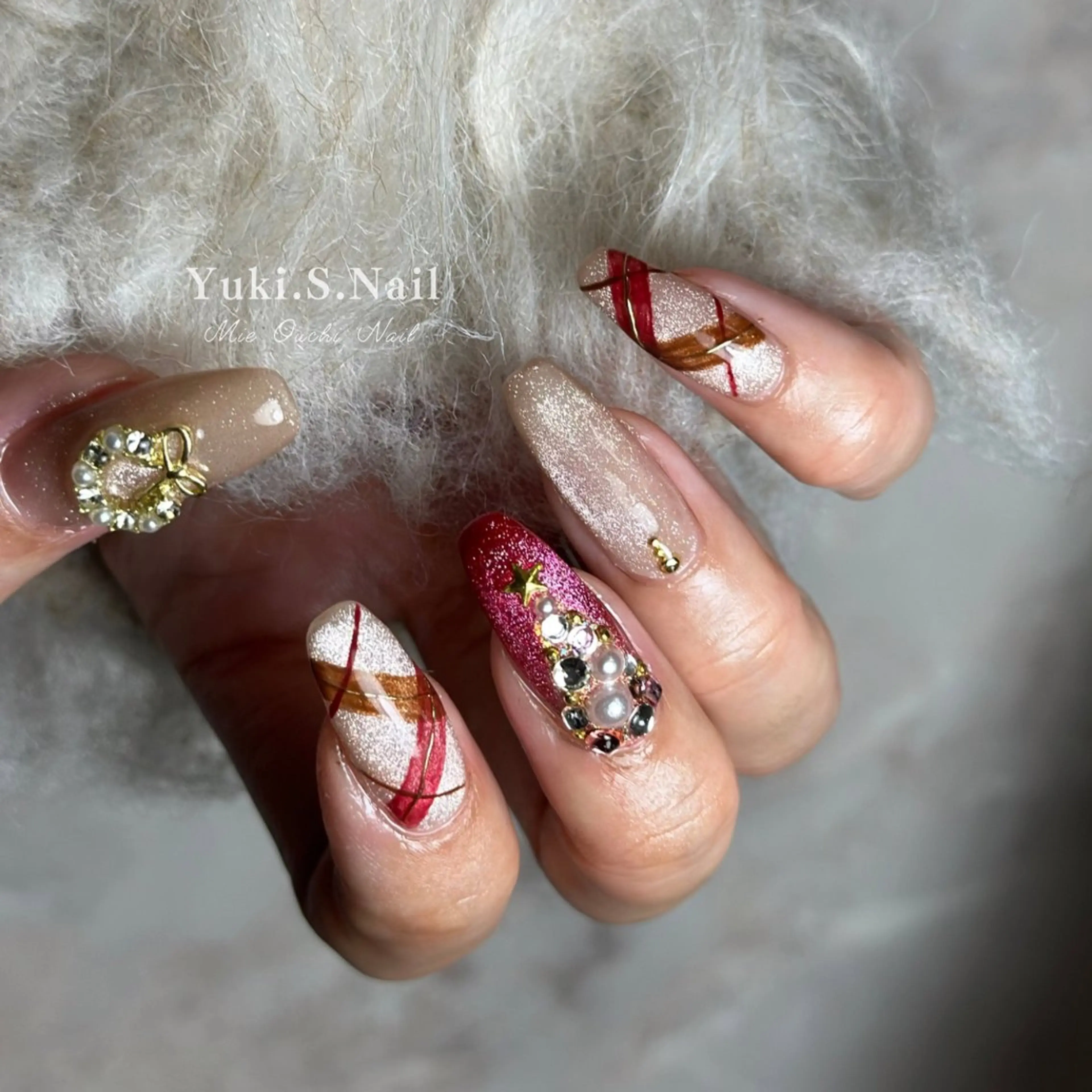 ロング ハンドネイル Yuki S.Nailのネイルデザイン