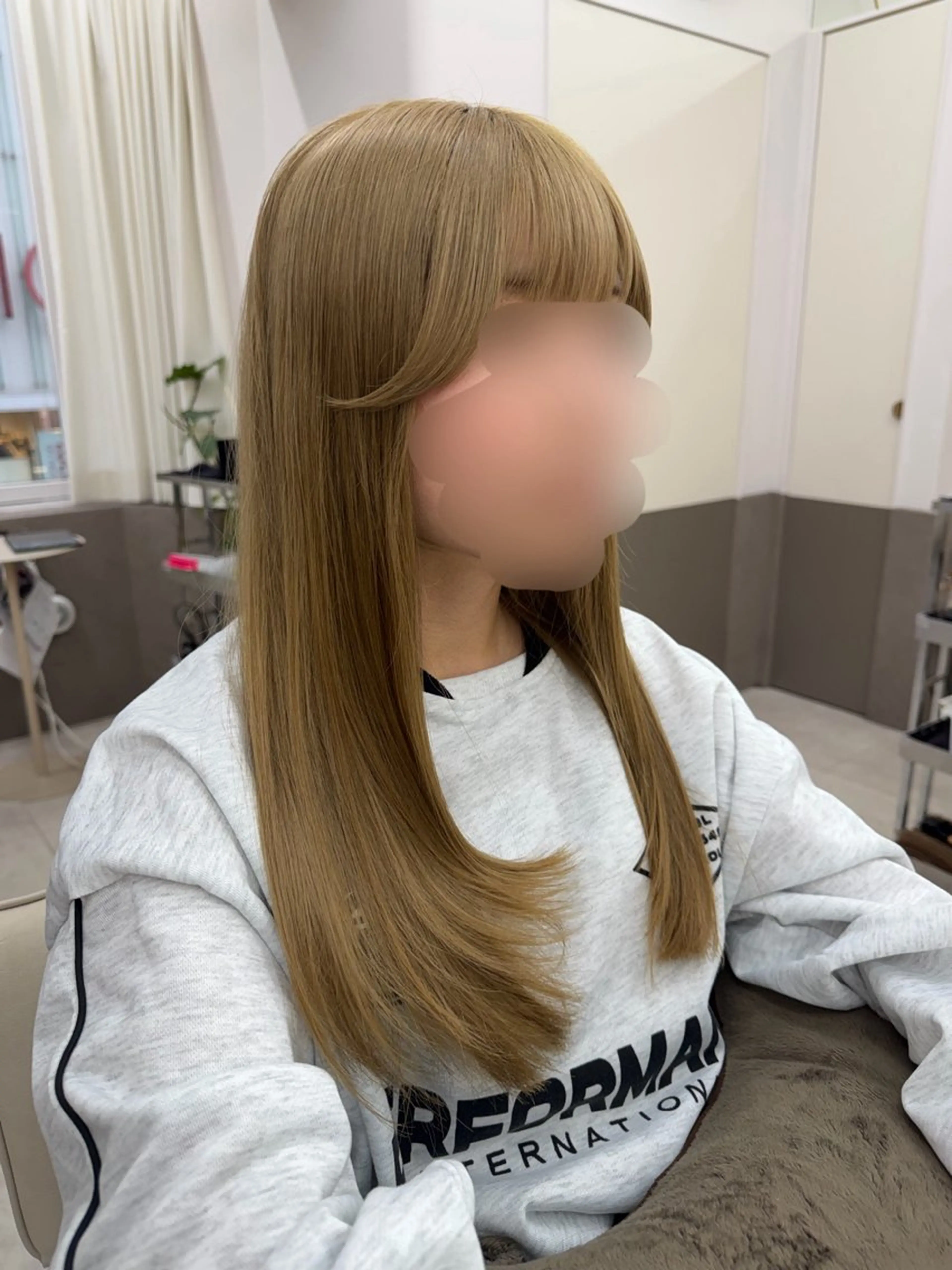 ロング トリートメント 𝓝𝓪𝓷𝓪 くびれ/韓国風/新宿のヘアスタイル