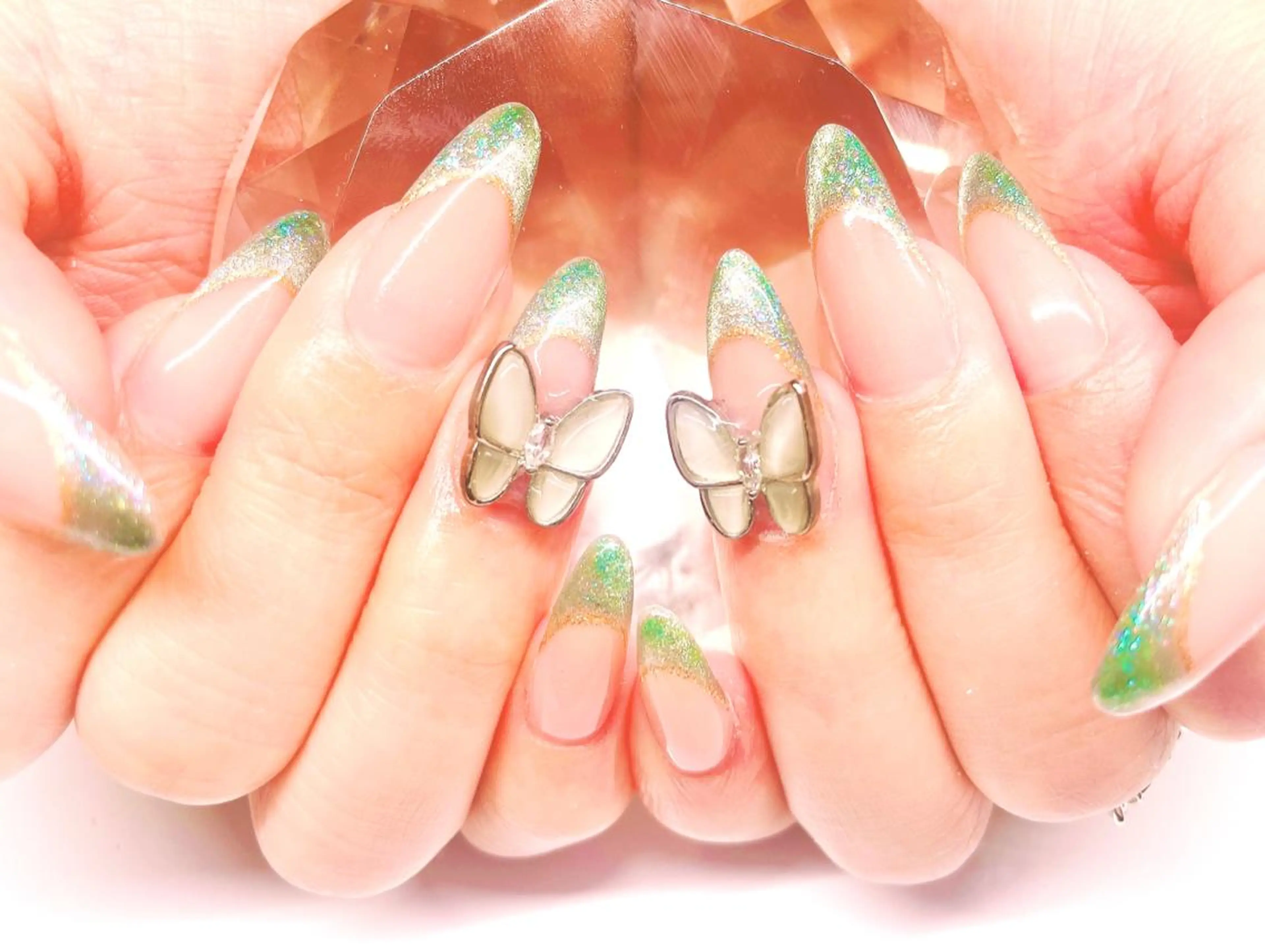 ネイル フレンチネイル ジェルネイル スカルプネイル シンプルネイル 春ネイル ハンドネイル ネイルサロンアウル ayaka💋のネイルデザイン