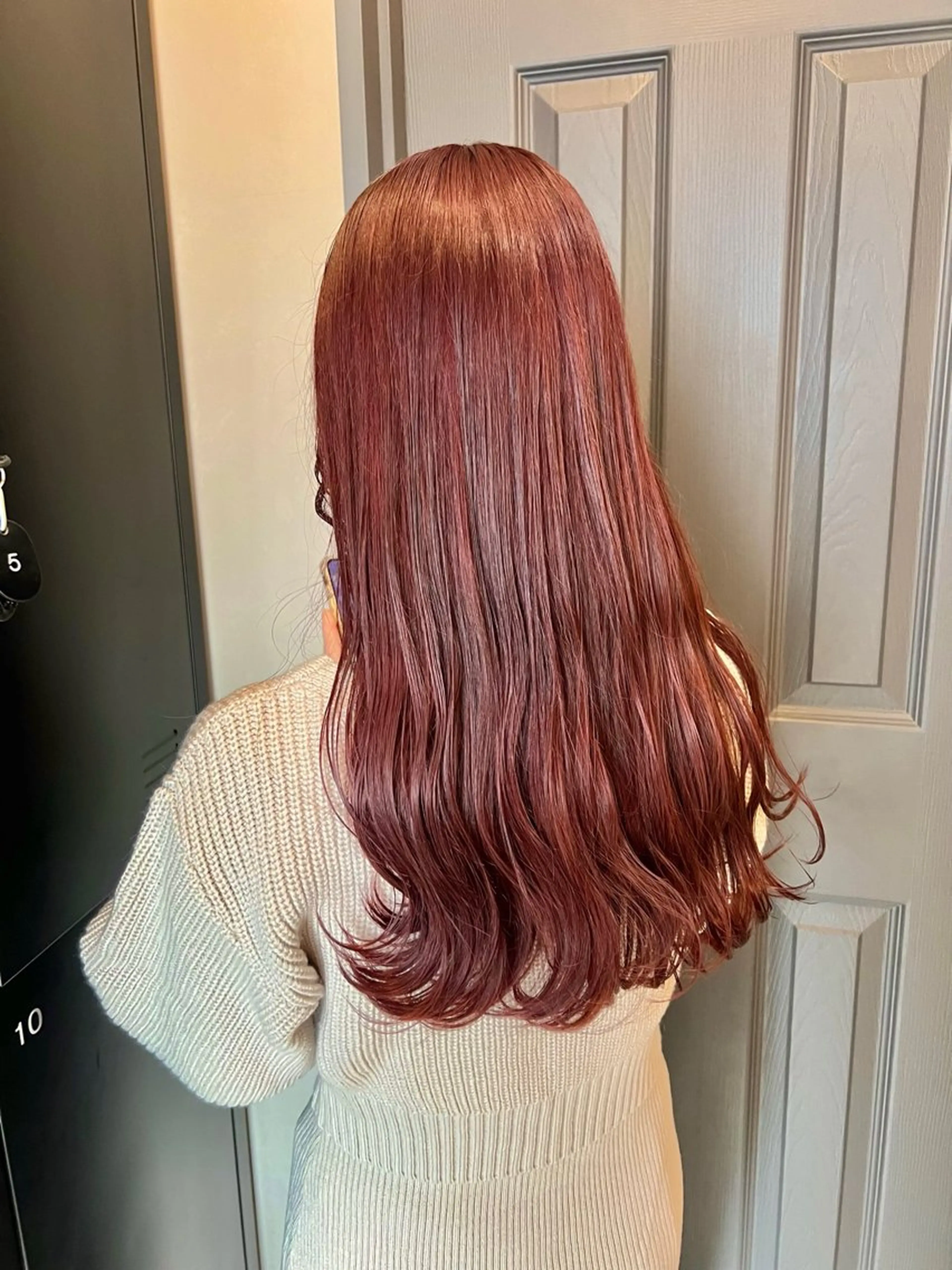 ロング カラー louwe 武藤幸世のヘアスタイル