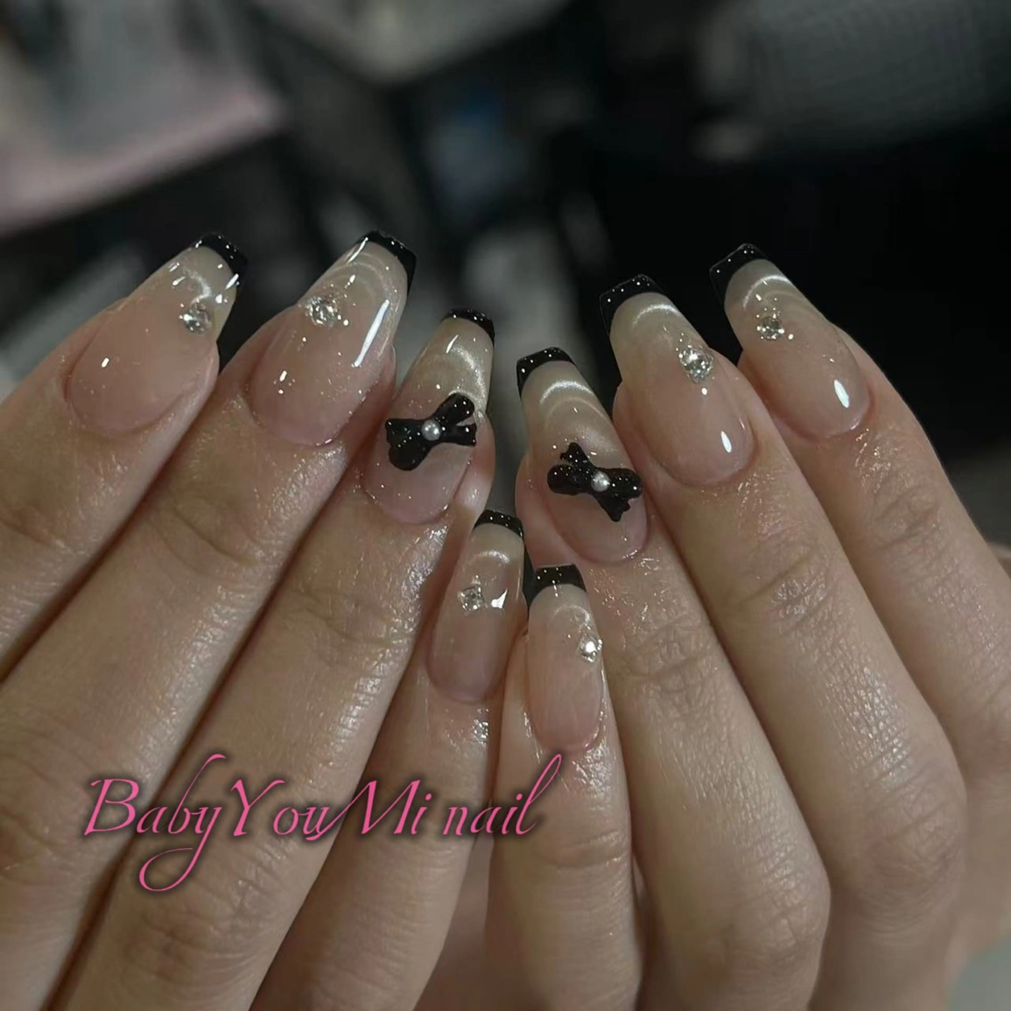 ネイル オーロラネイル フラワーネイル フットネイル フレンチネイル ジェルネイル ハンドネイル BabyYouMi ねねのネイルデザイン