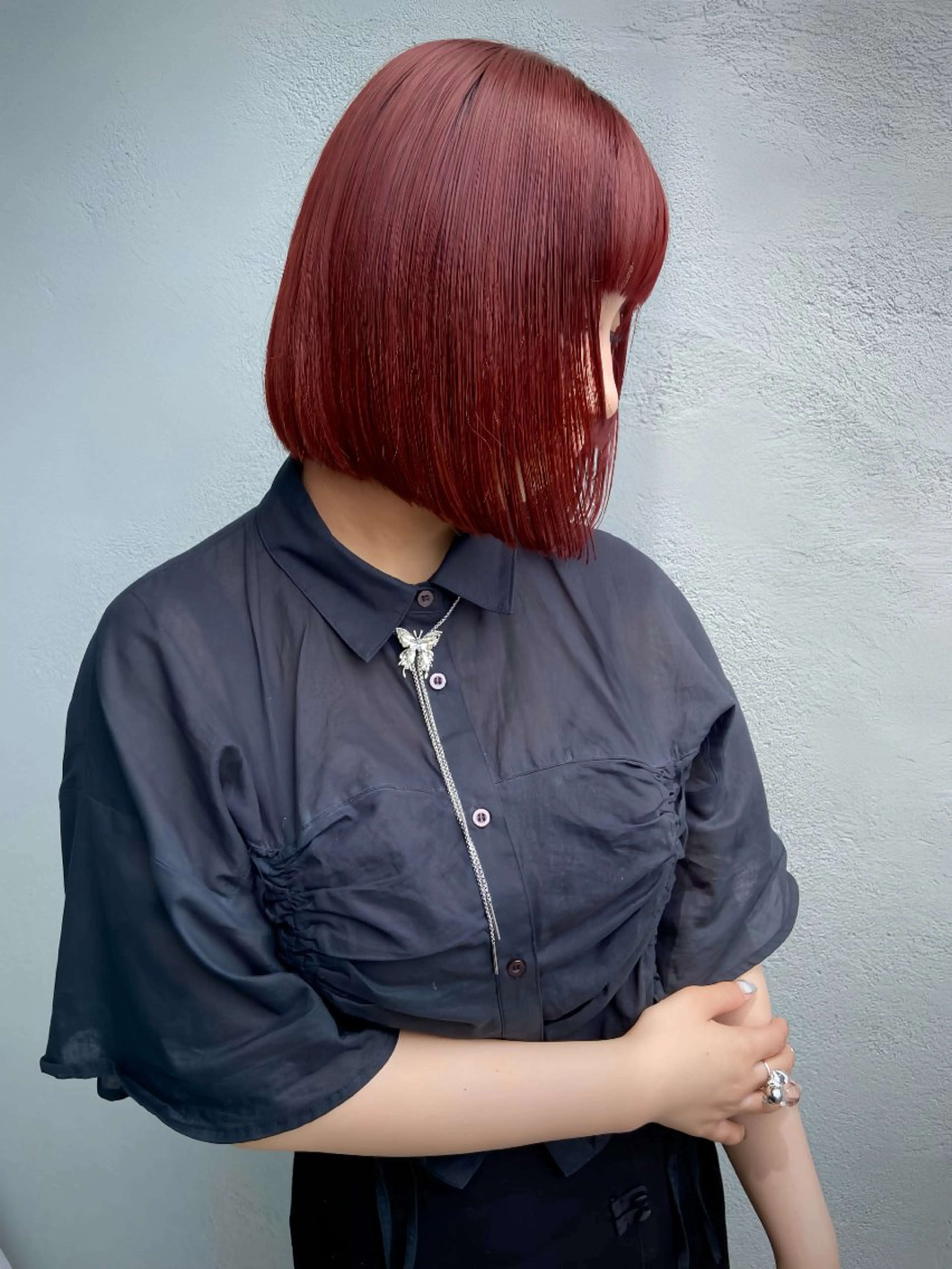 ショート ボブ 韓国風ヘア トリートメント SOYON nanamiのヘアスタイル