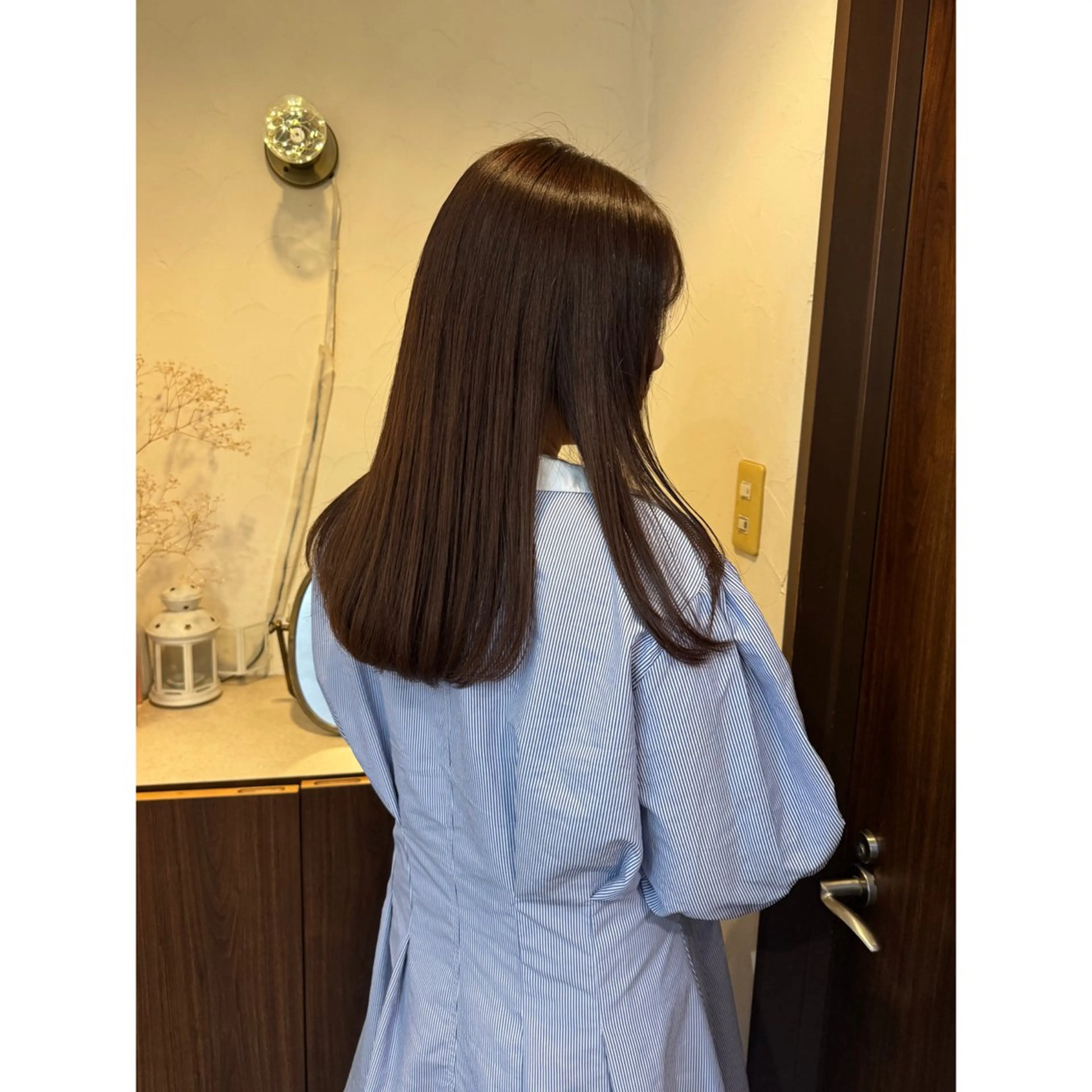 ナチュラル縮毛矯正➕カット➕クイックトリートメントの写真