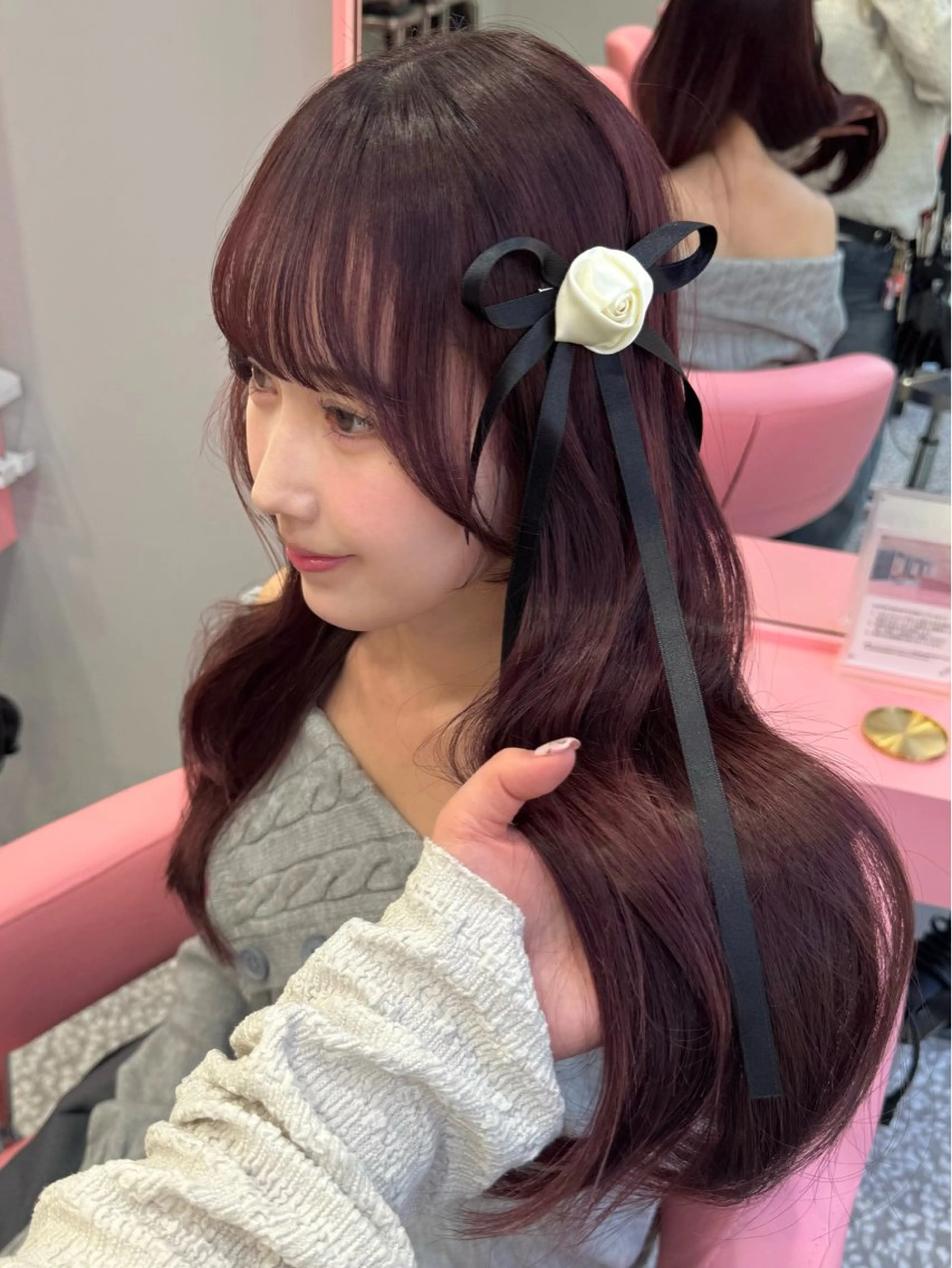 【 9.10.11月限定🎀 】ダブルカラー➕トリートメント🍒🤍の写真