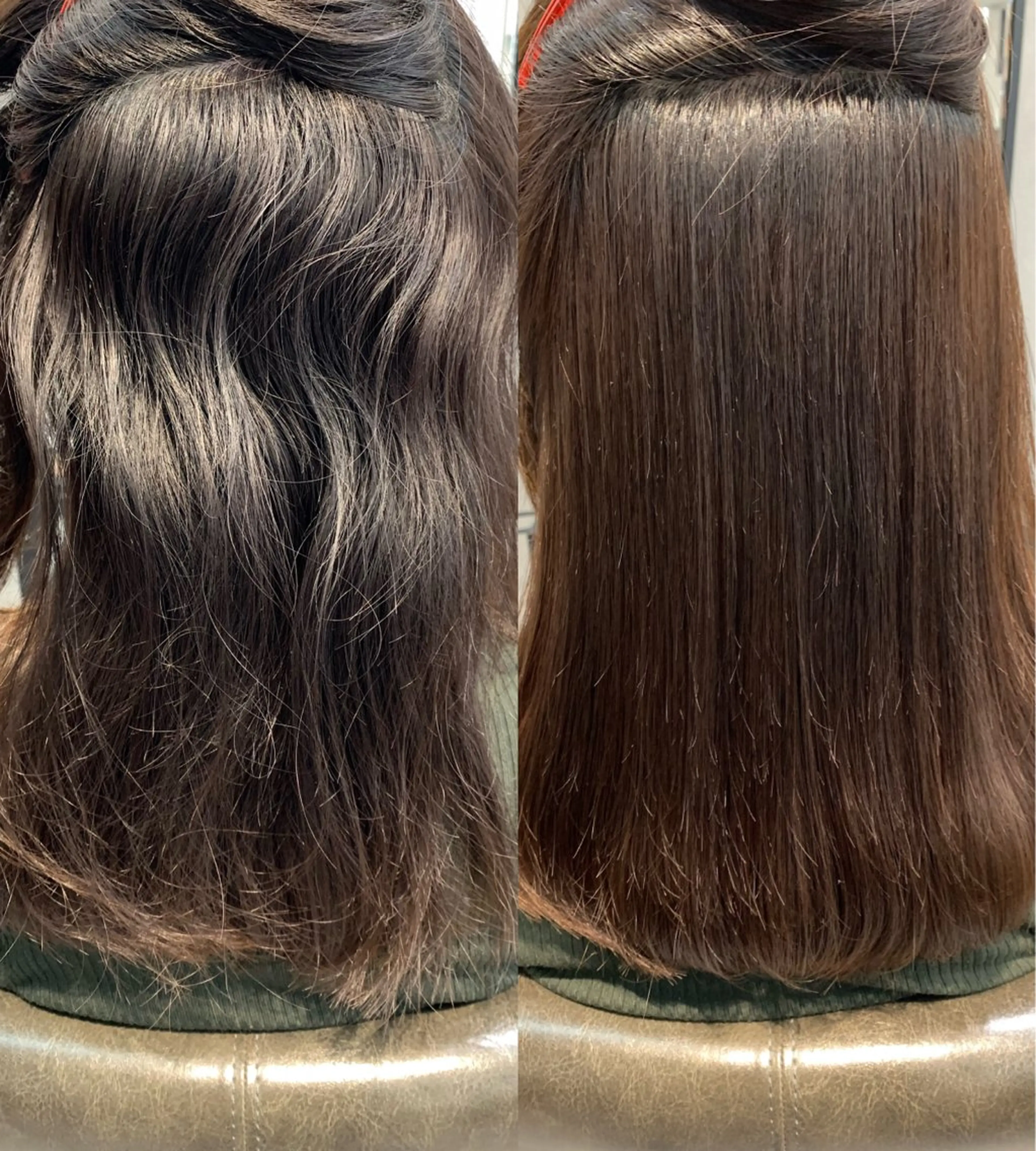 セミロング 髪質改善 船津　天 /縮毛矯正/髪質改善のヘアスタイル