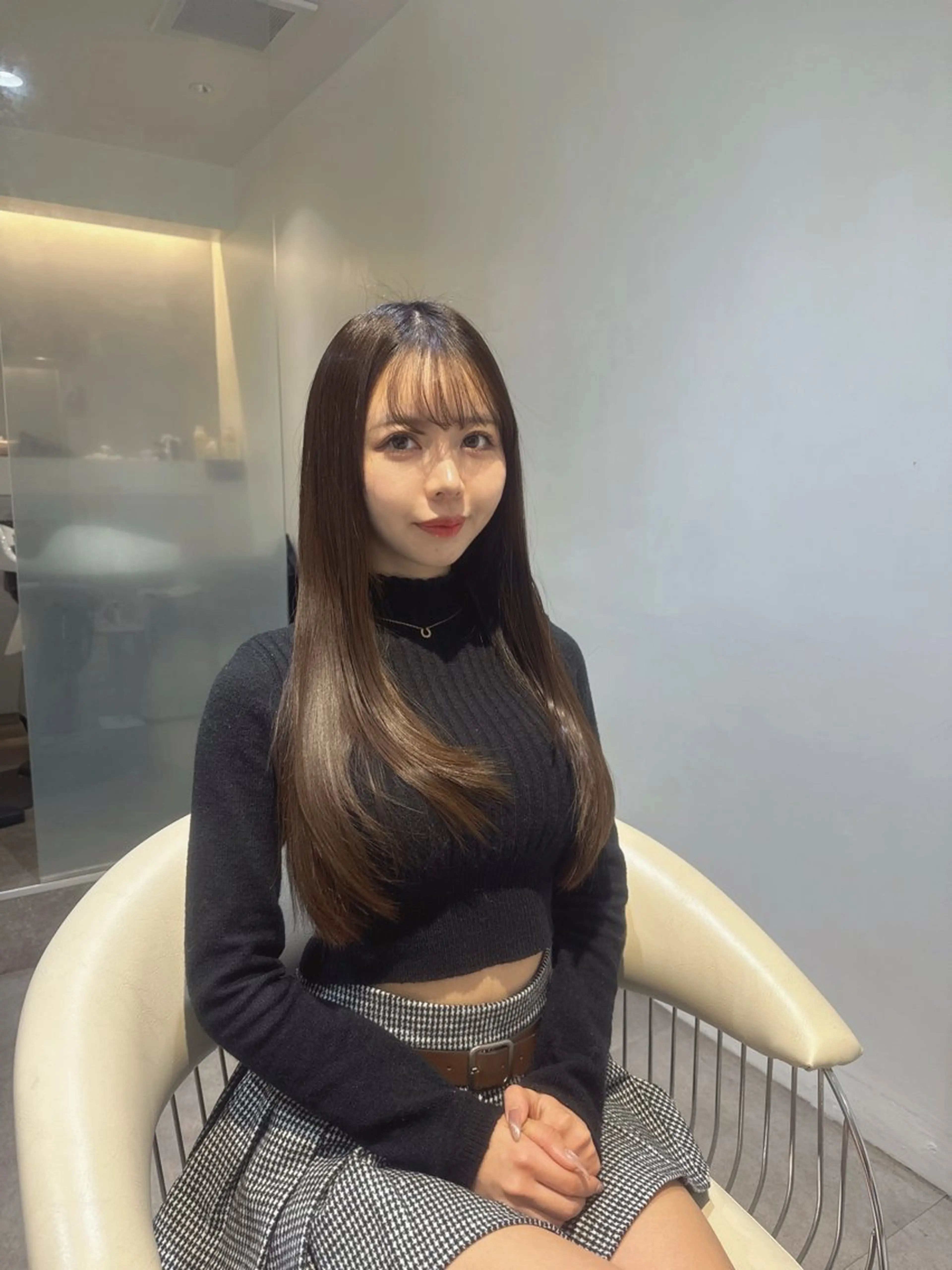 ロング カラー 透明感カラー グレージュ 顔まわりレイヤー レイヤーカット 小顔カット カット ヘアカラー トリートメント 💎透明感カラー特化 💎TAISEIのヘアスタイル