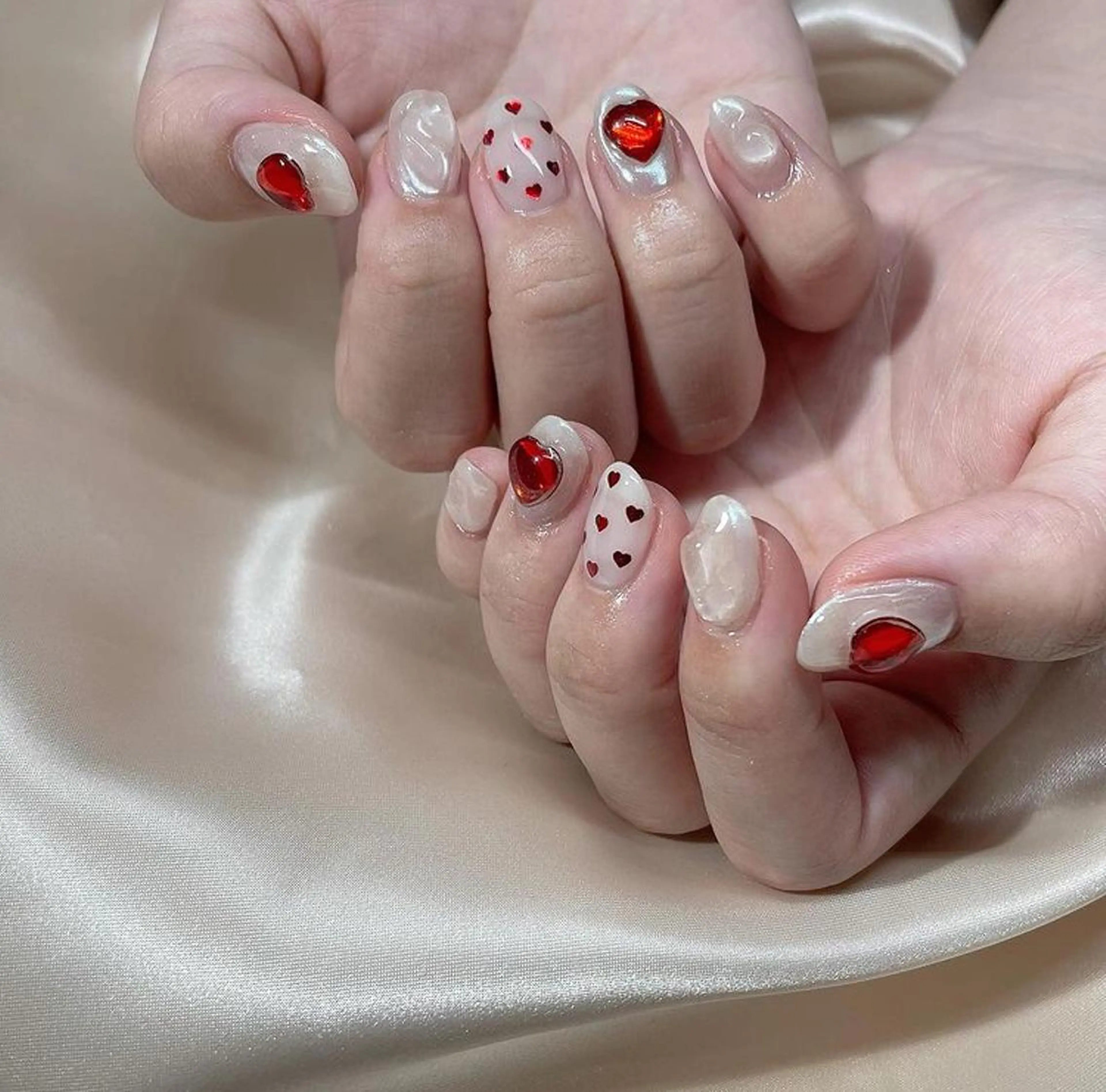 ネイル ミルフィーユ /Tomoeのネイルデザイン