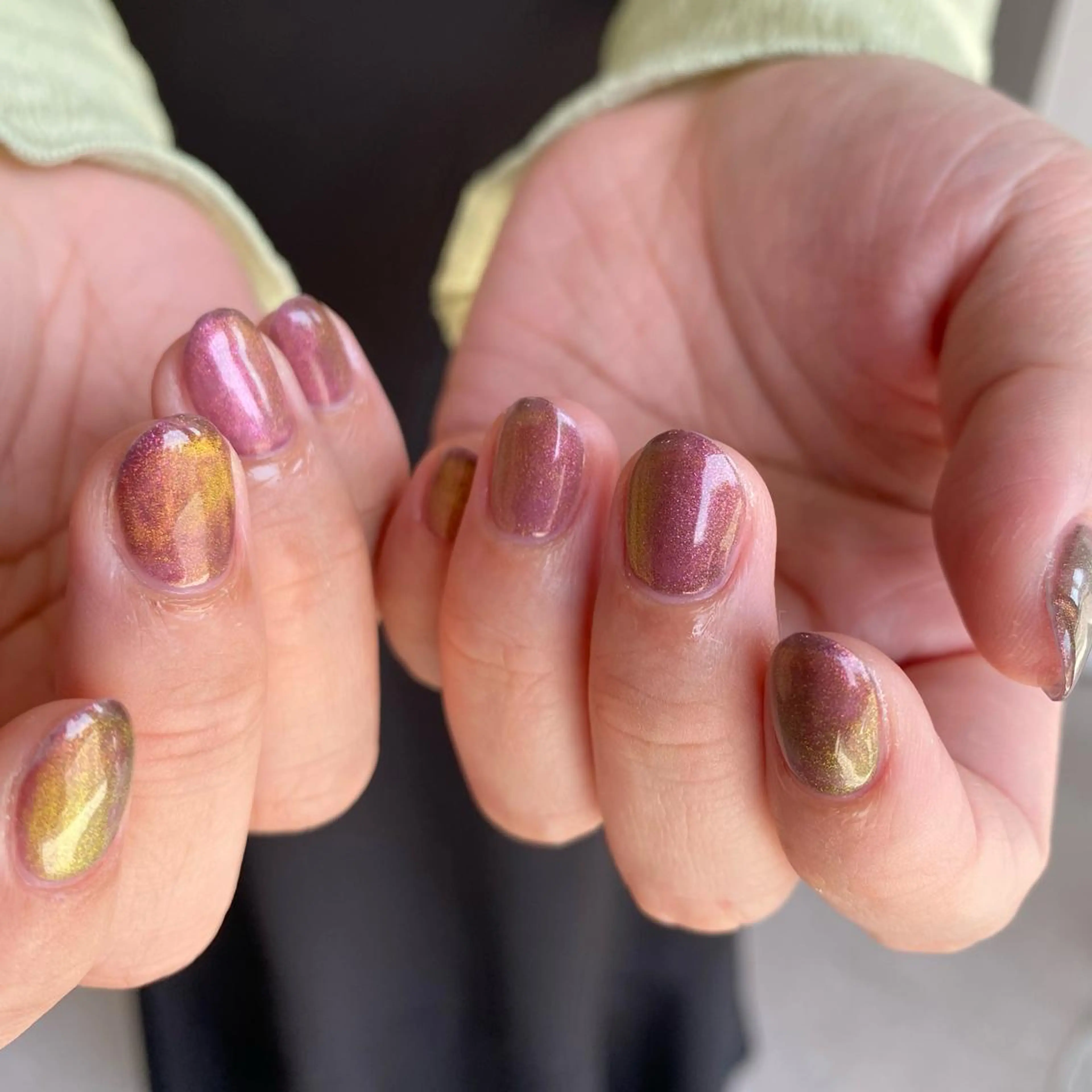 ネイル マグネットネイル NUE ricoのネイルデザイン