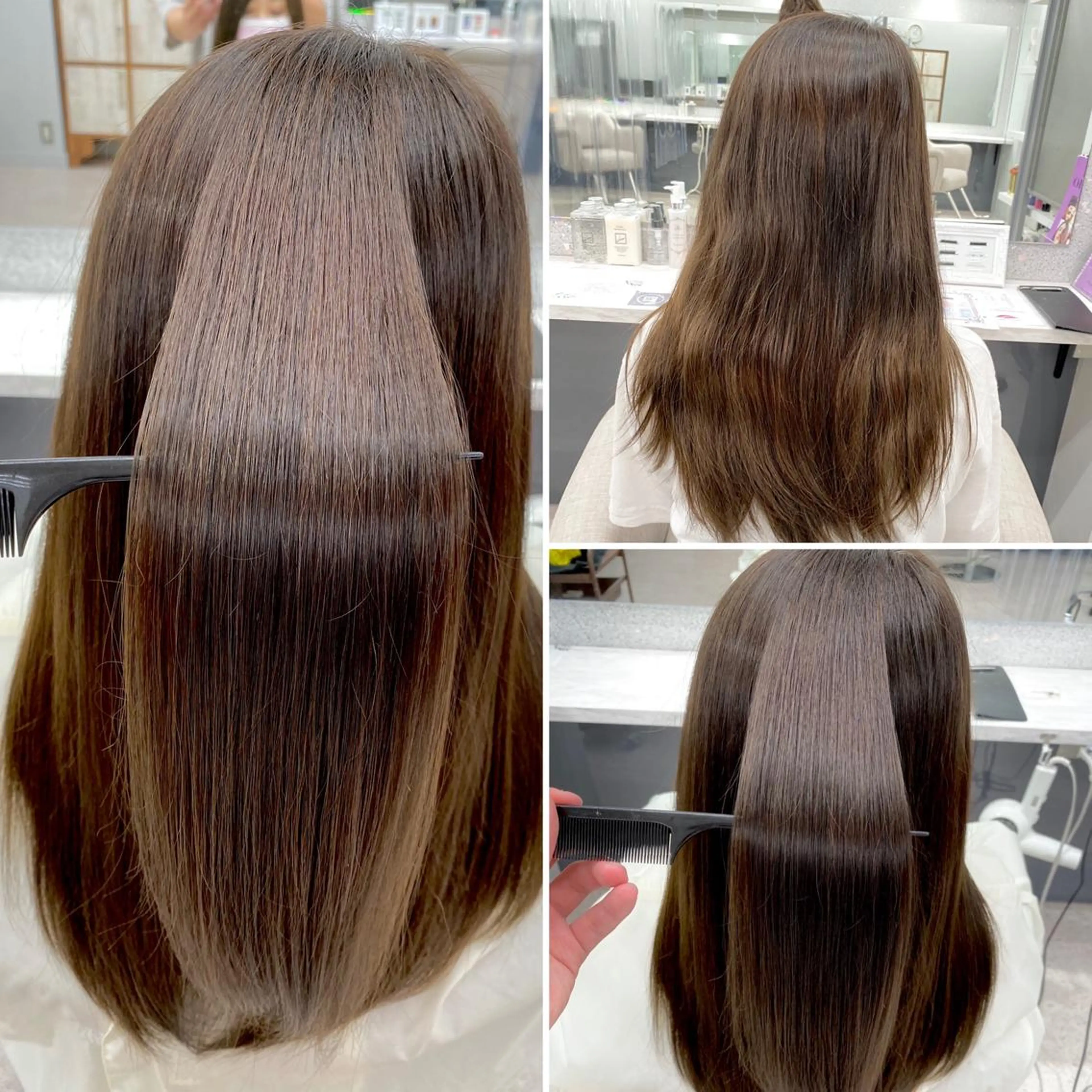 京都レイヤーカット/ 縮毛矯正/羽柴りくのヘアスタイル