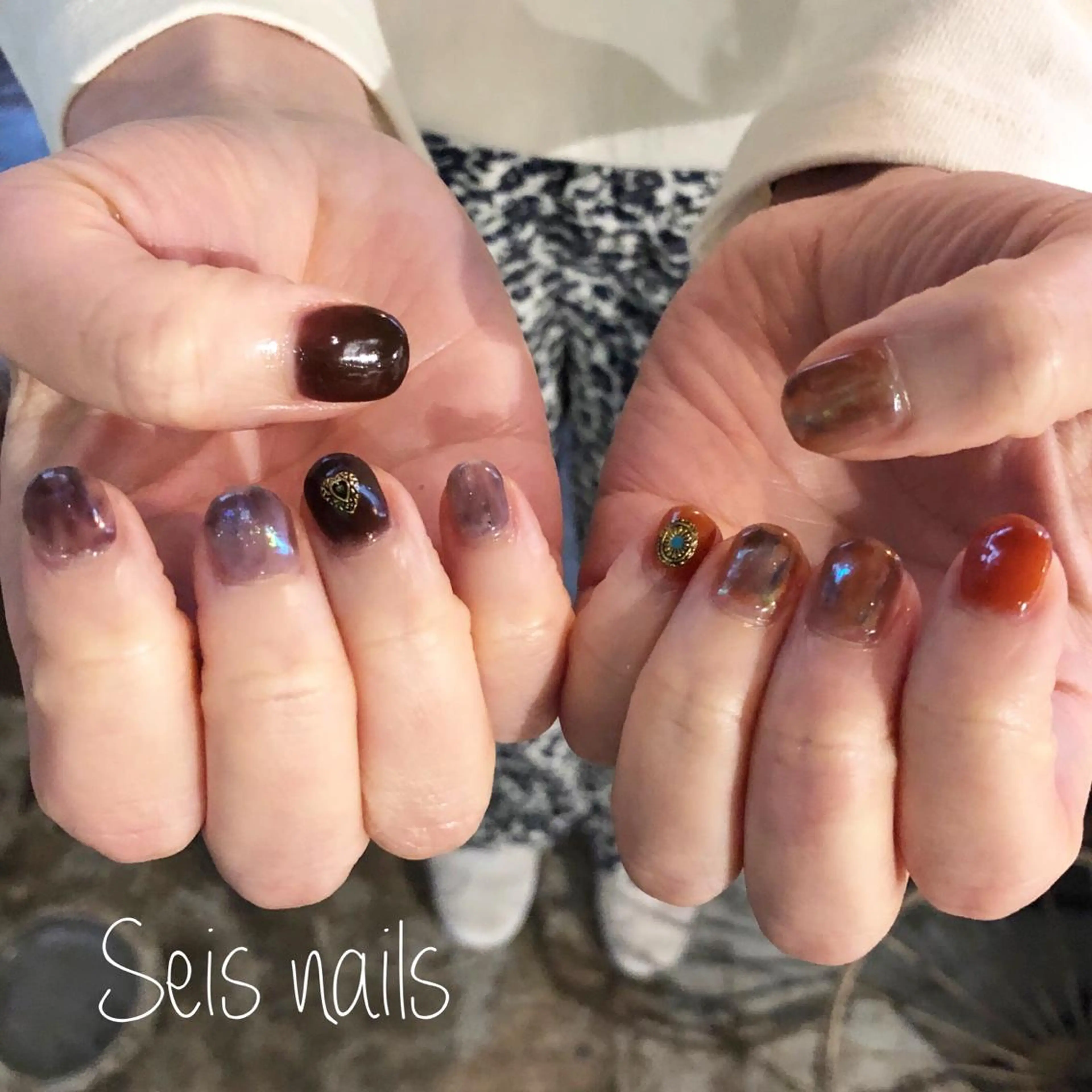 ネイル ハンドネイル Seis Shihoのネイルデザイン