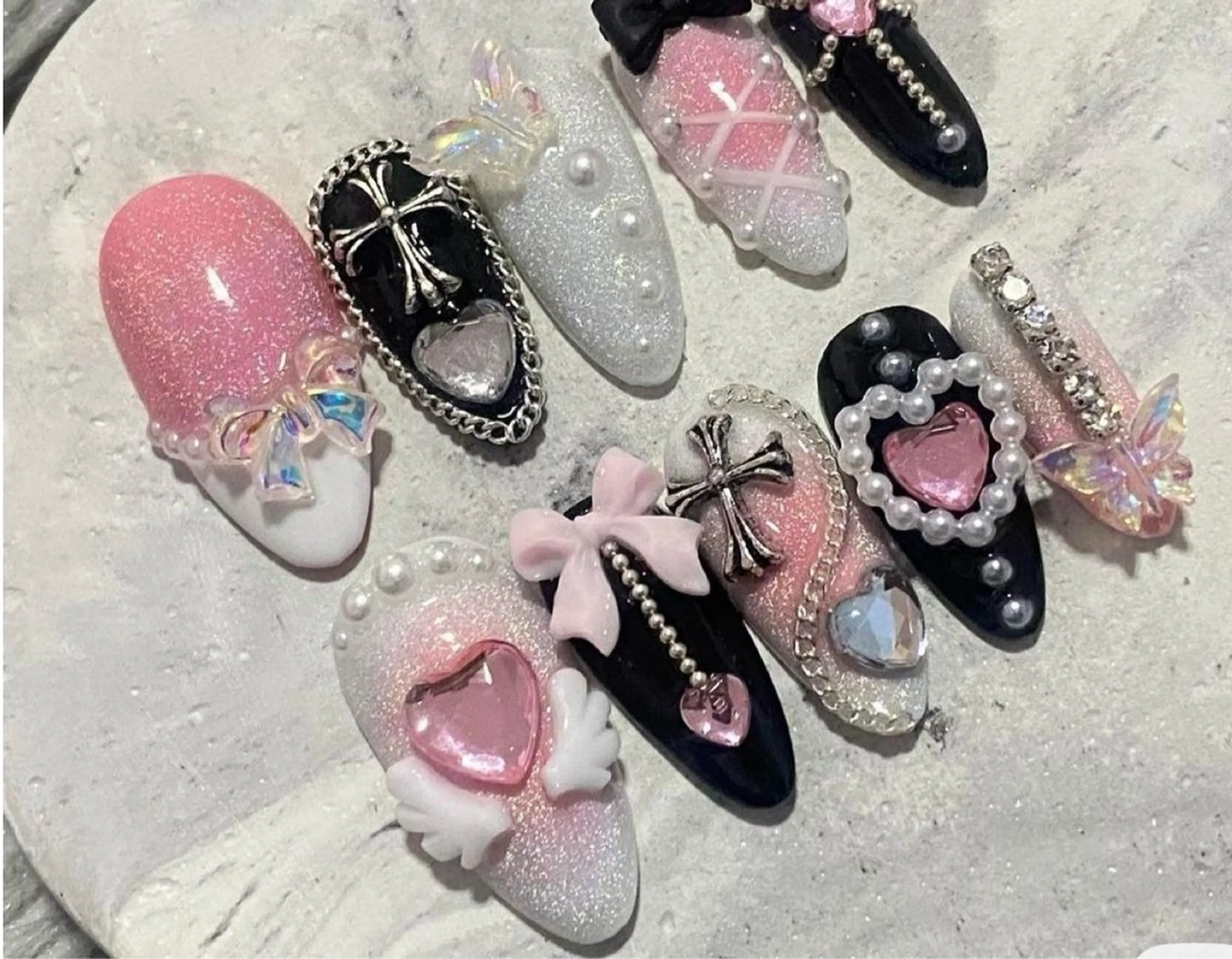 ネイル アートネイル フットネイル フレンチネイル ジェルネイル 韓国ネイル Kawaii Nail Salon所属・YURI NAIL NARITAのネイルデザイン