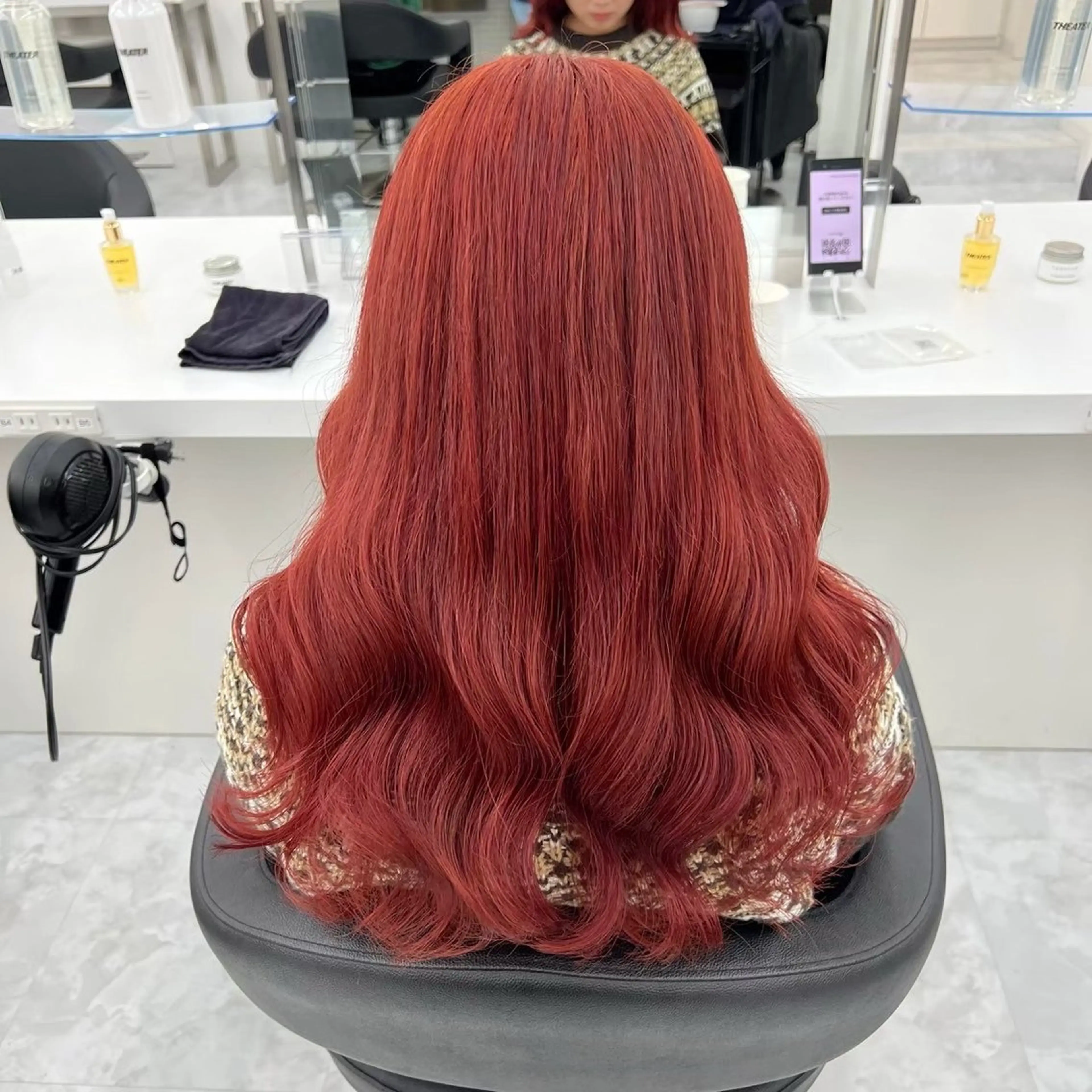 ロング カラー mina/暖色カラー 🥀韓国風カット🥀のヘアスタイル