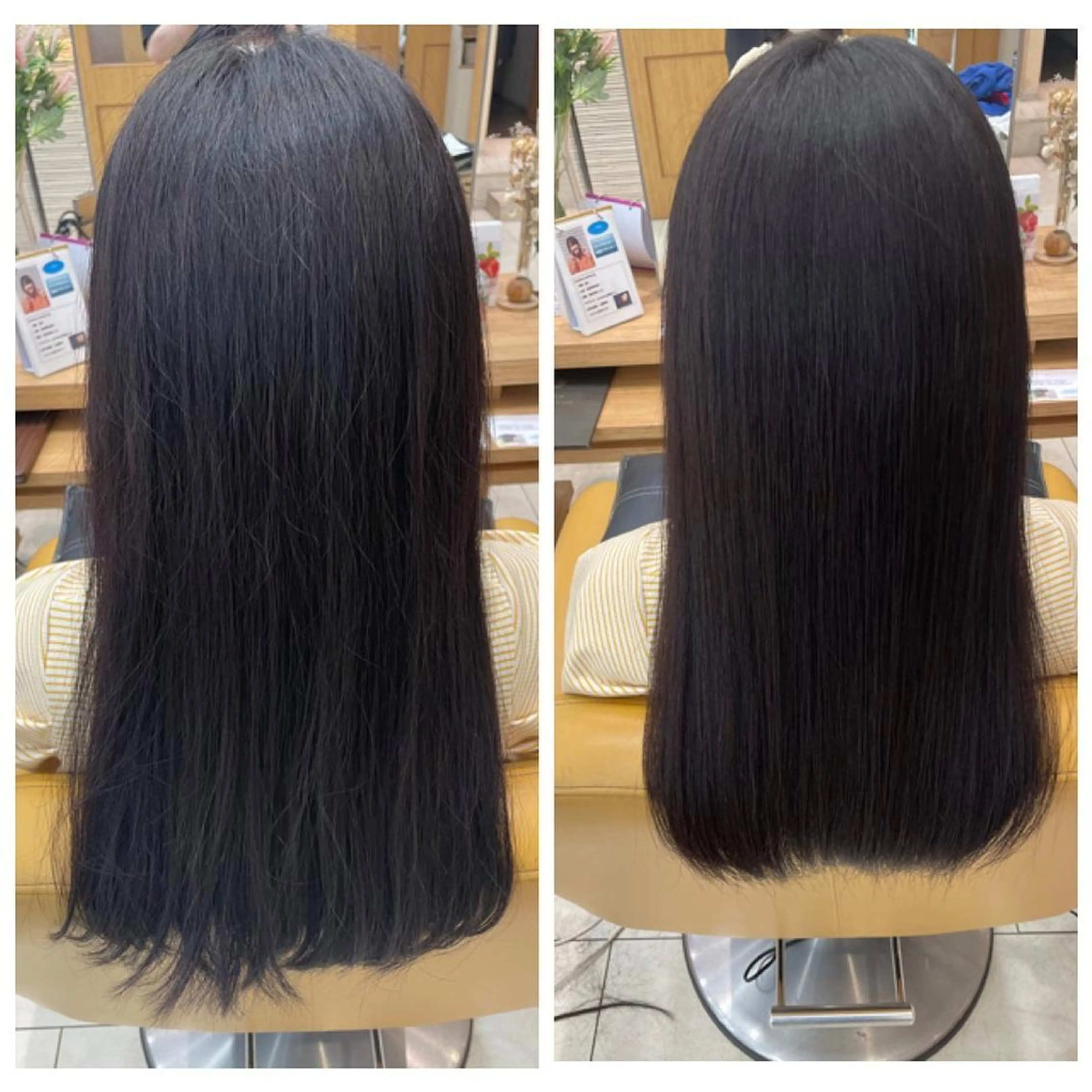 ロング ショートボブ ボブ 外国人風カラー 縮毛矯正 トリートメント レイヤー・波巻き RYOSUKEのヘアスタイル