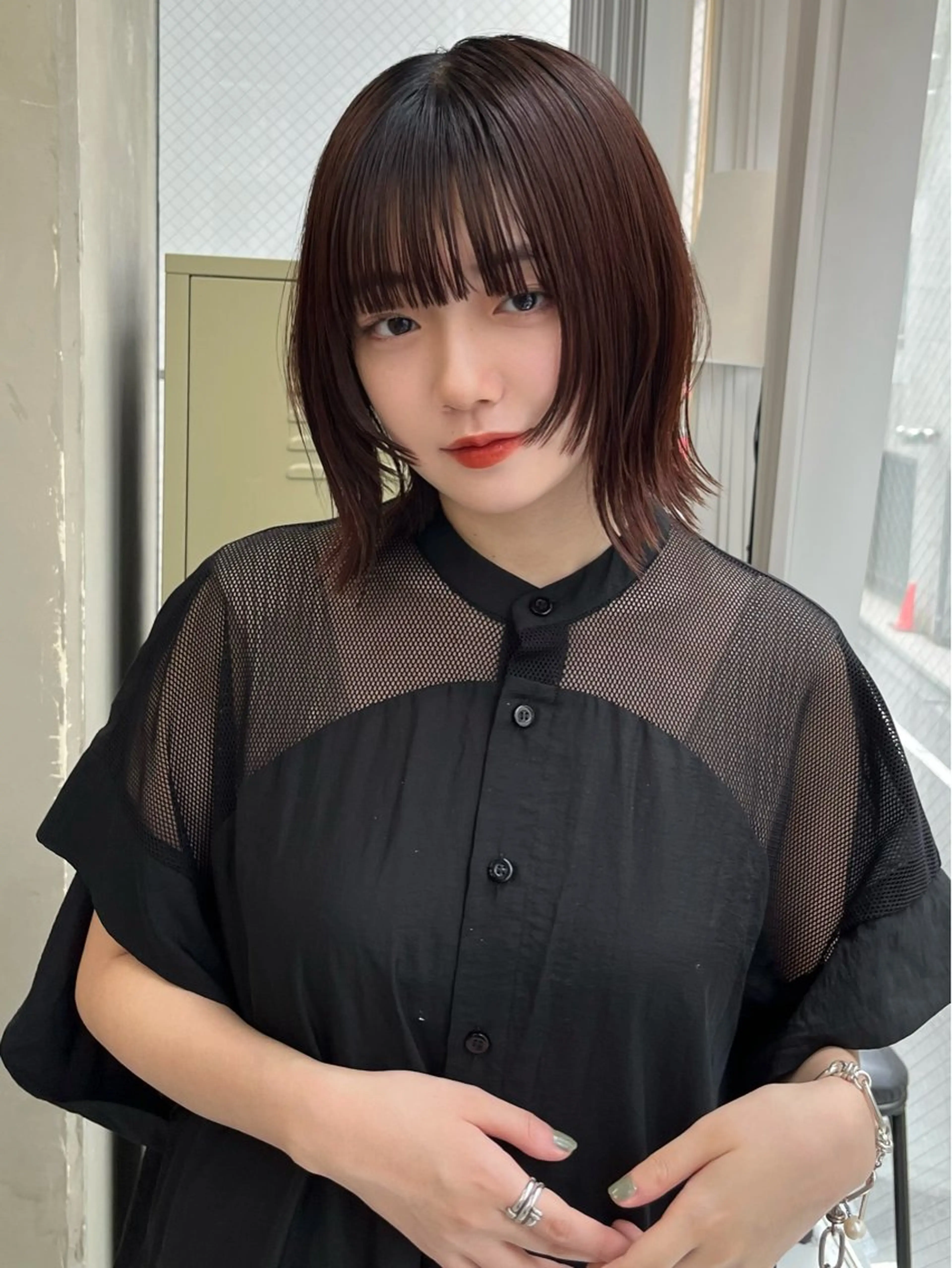 ミディアム カット ウルフ/レイヤー ⚡️ITSUKU⚡️のヘアスタイル