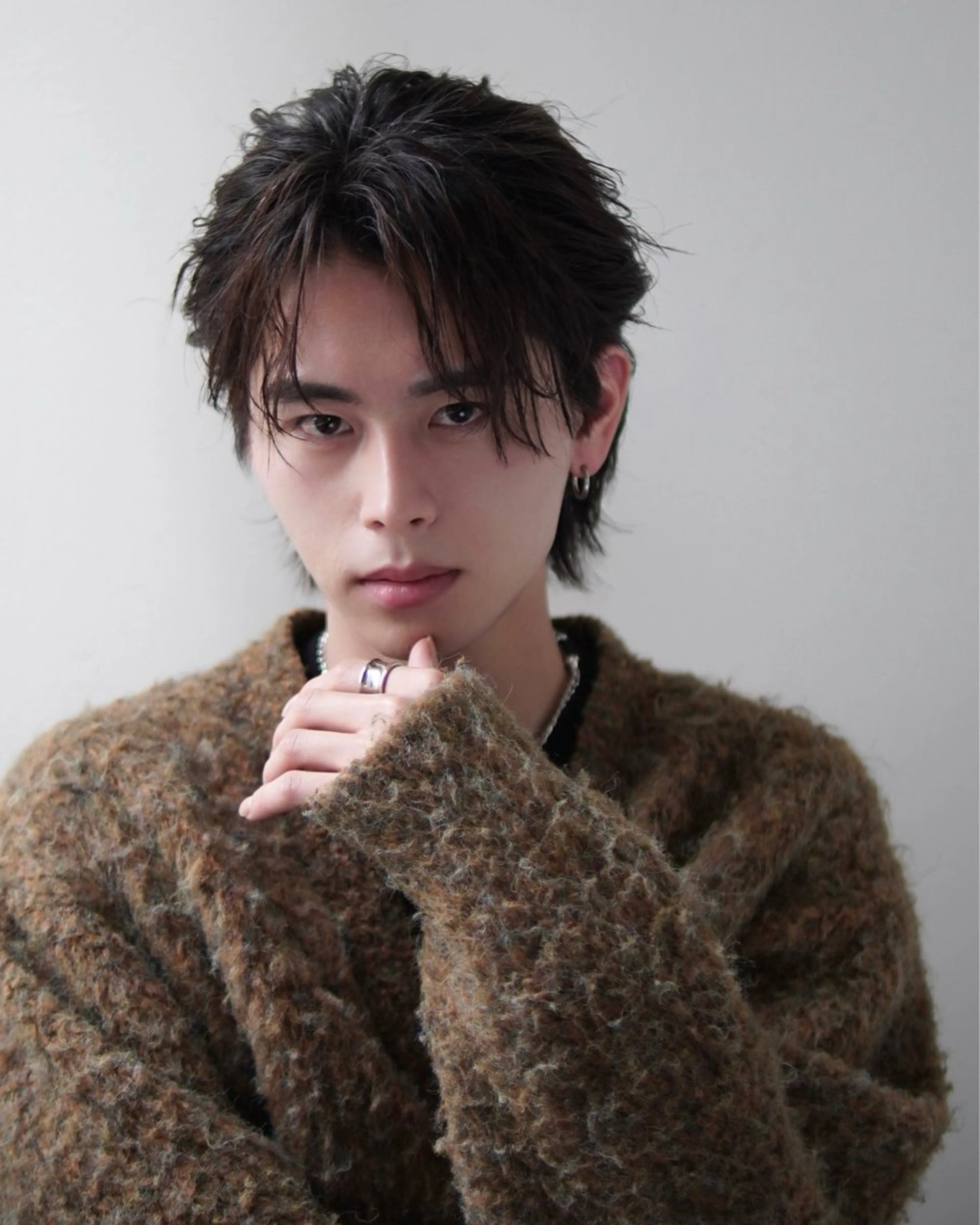 メンズ カット パーマ メンズ/心斎橋 /韓流/藤本理希のヘアスタイル