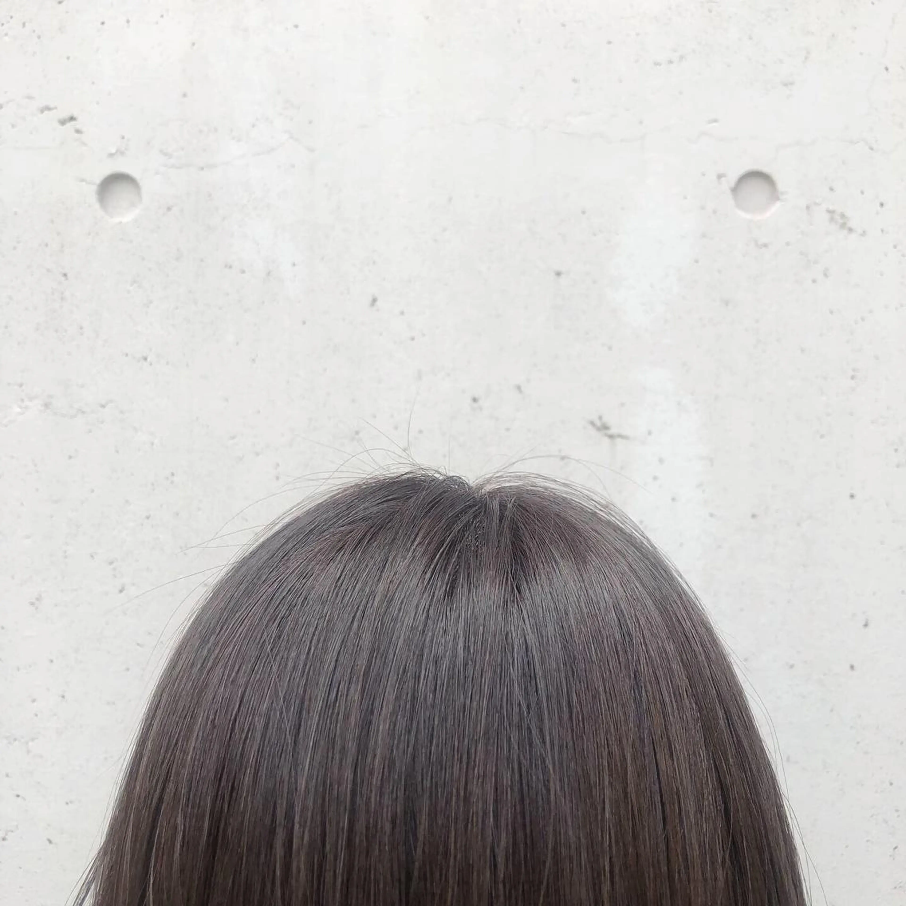 ミディアム カラー ヘアアレンジ グレージュ レイヤーカット カット ヘアカラー トリートメント 酸性縮毛矯正🧴韓国 レイヤー/髪質改善のヘアスタイル