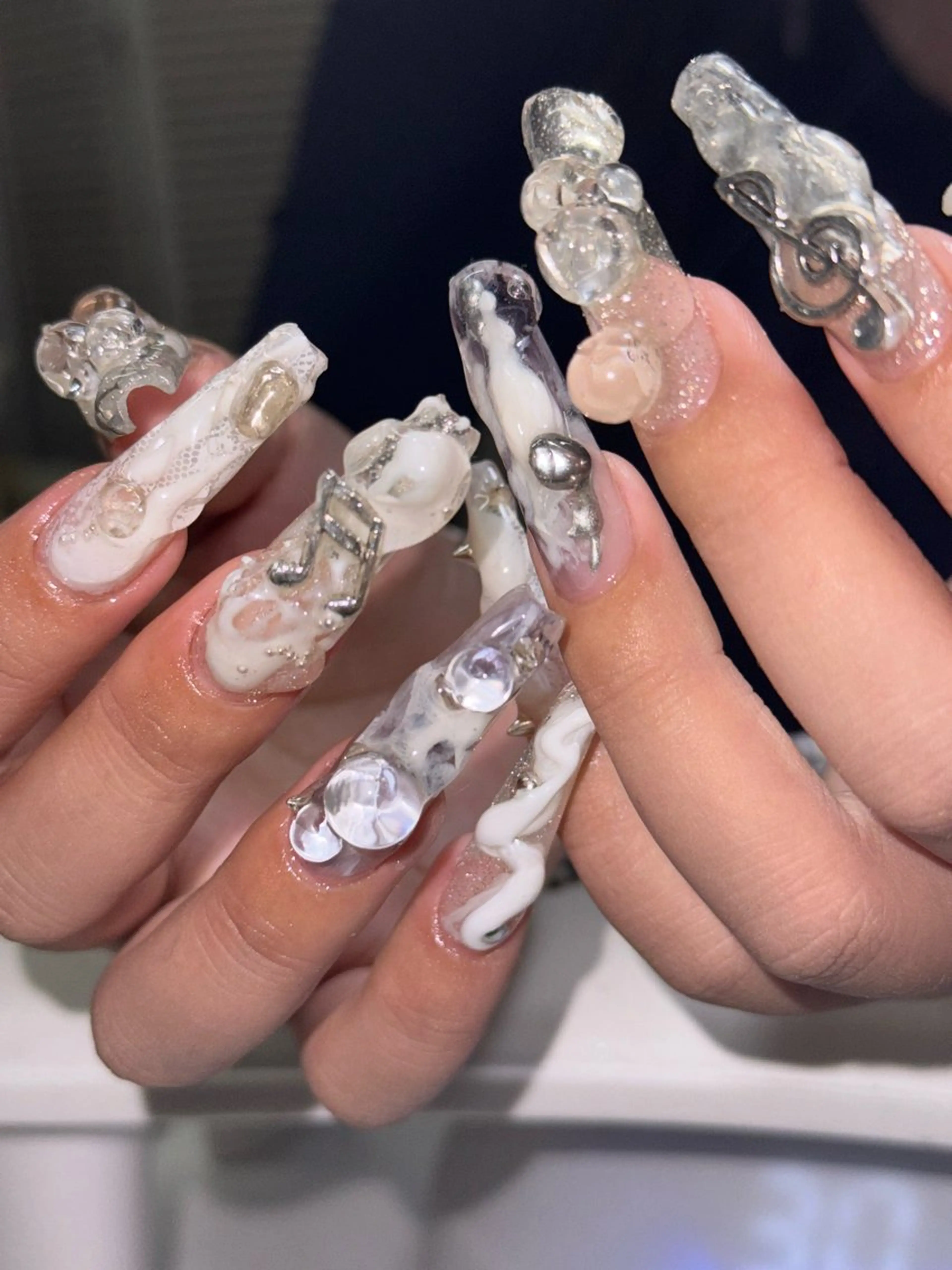 【LA発アプレ】Apres Gel-X フルコース🧸の写真