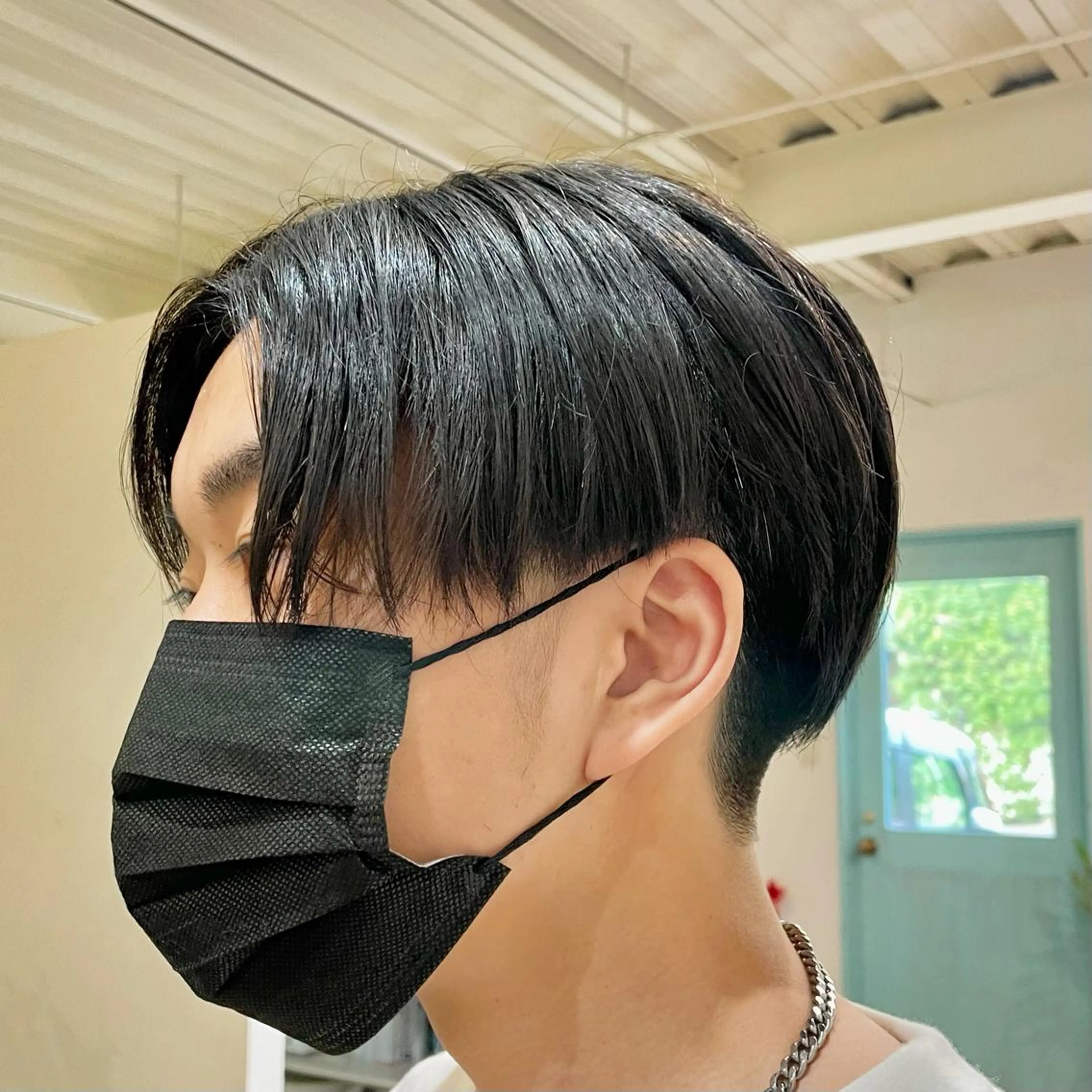 ショート メンズ センターパート ツーブロック Regalo hair atelier　レガロ　ヘア　アトリエ所属・美髪矯正/髪質改善 レガロ堺市伏尾/松田のヘアスタイル