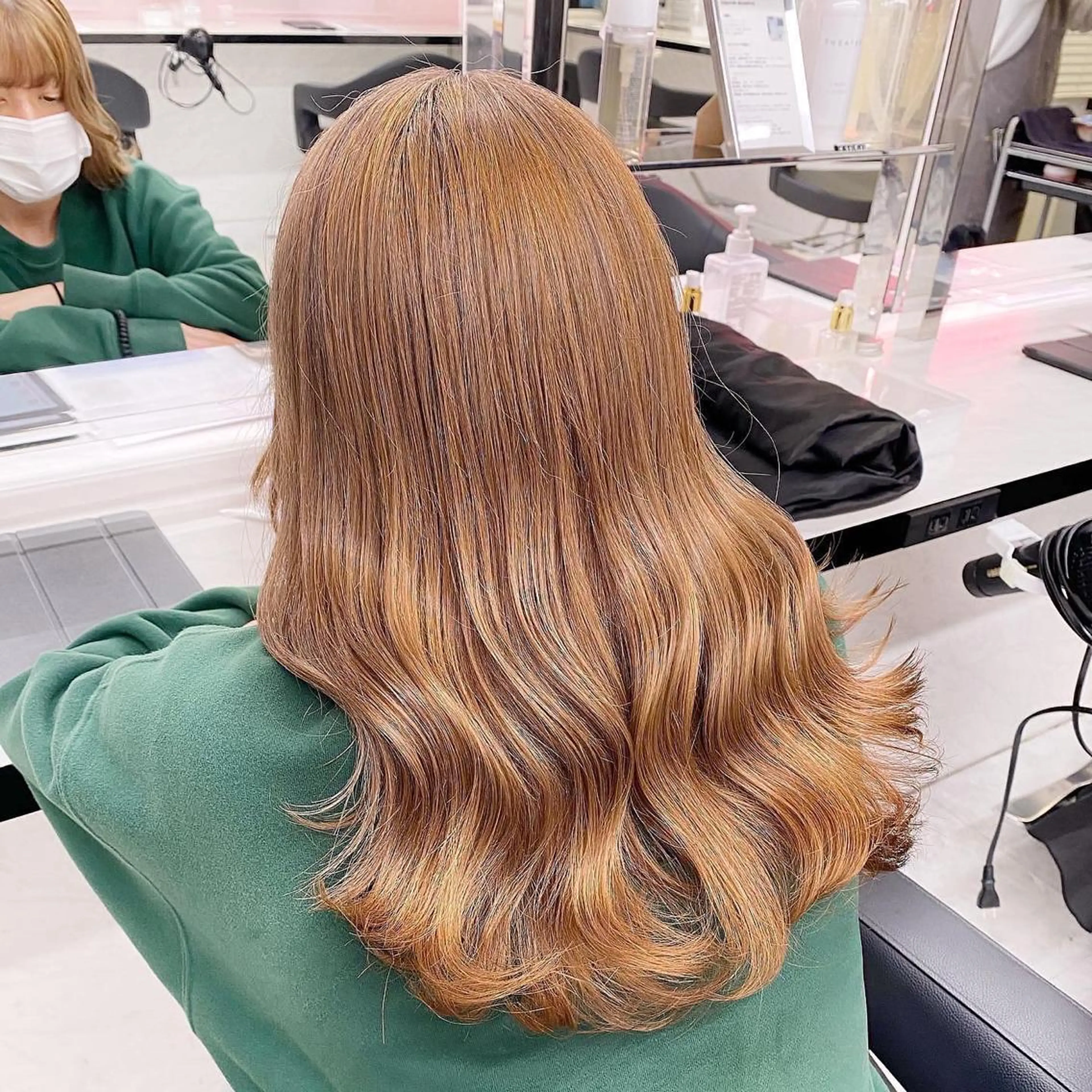 ロング カラー ダブルカラー 韓国ヘアKYONのヘアスタイル