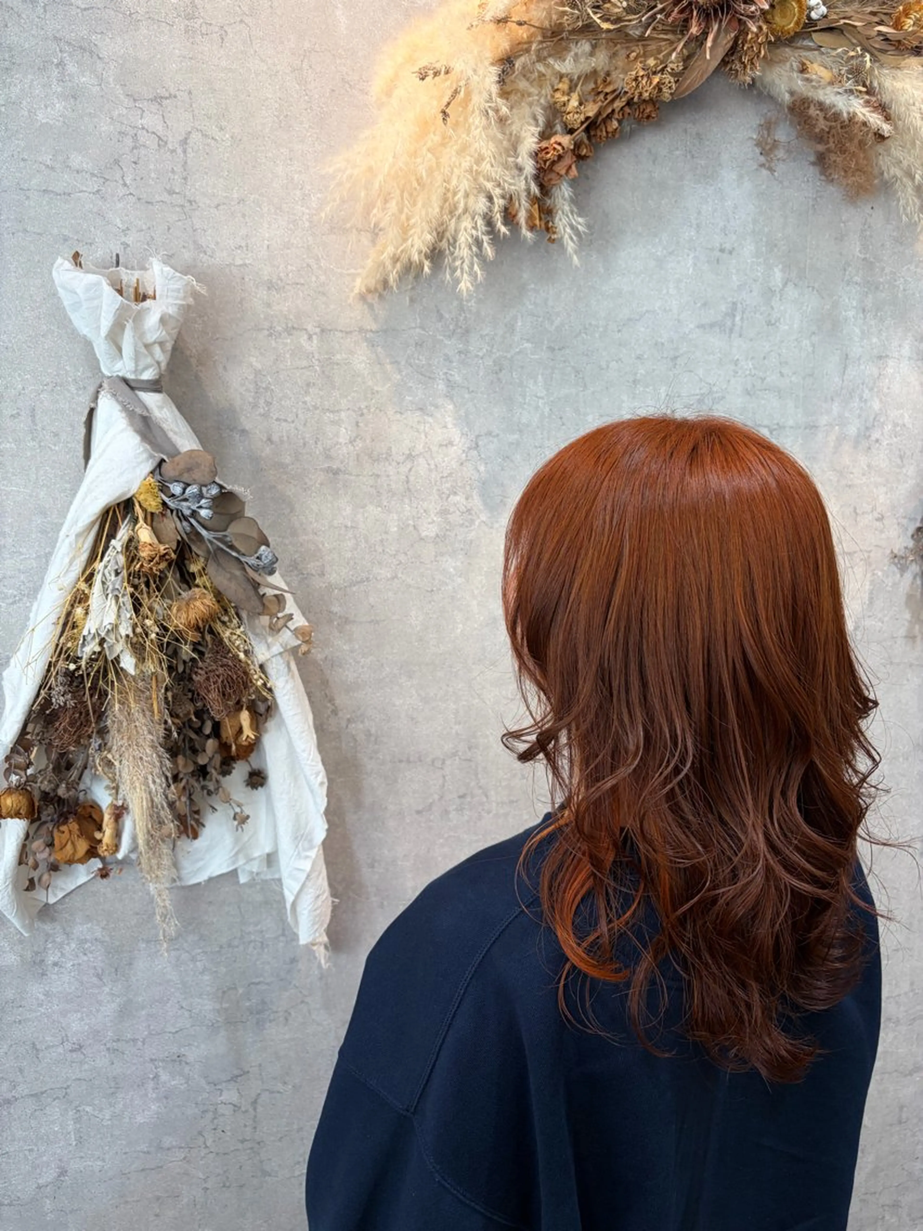 ロング ヘアカラー トリートメント 下山 萌華のヘアスタイル