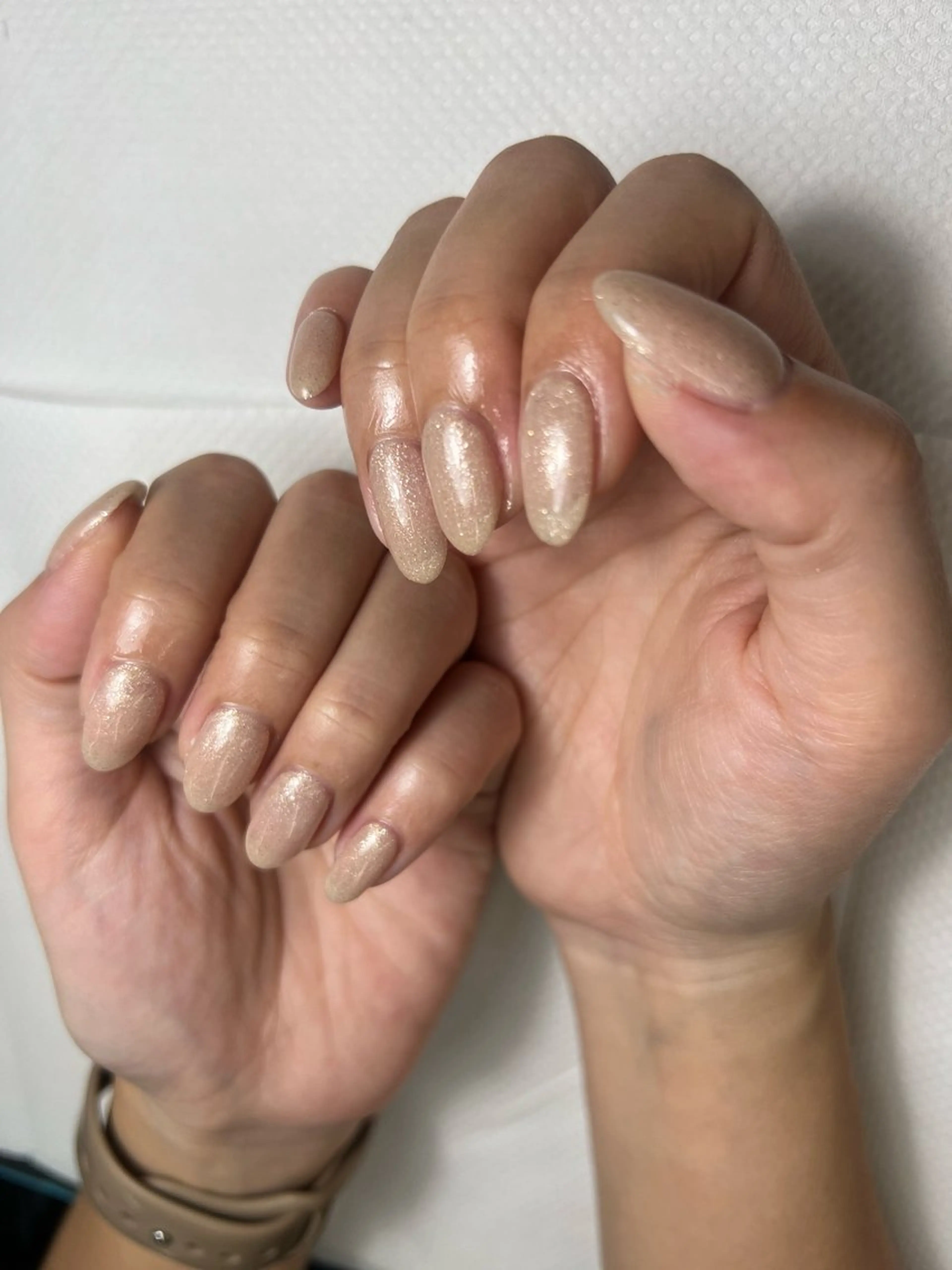 ネイル ワンカラーネイル 🌴kawamura Yukako🪼🩵のネイルデザイン